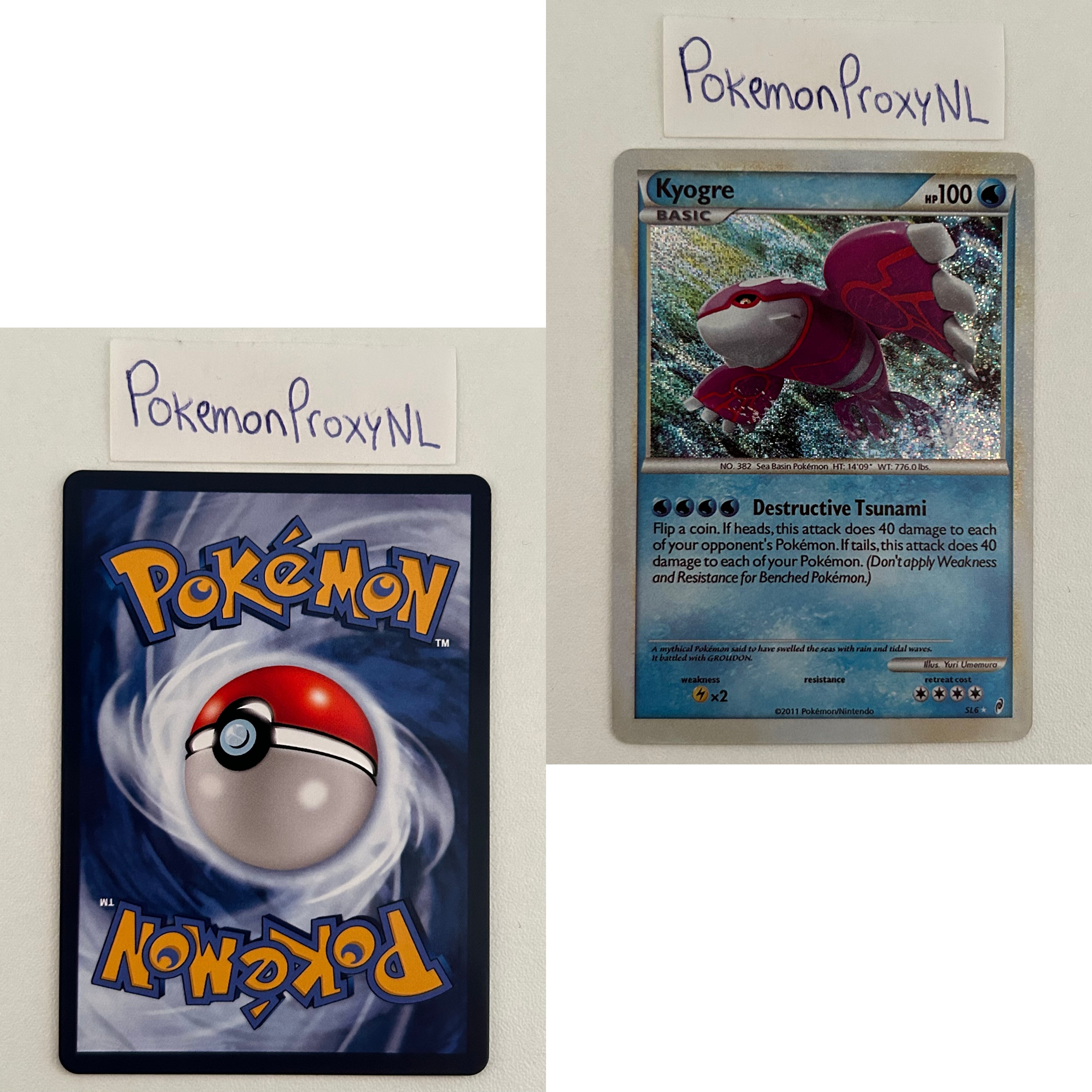 Call of Legends Set (CL) / SL1 - SL11 / 2010 / PROXY Pokémon TCG card(s)