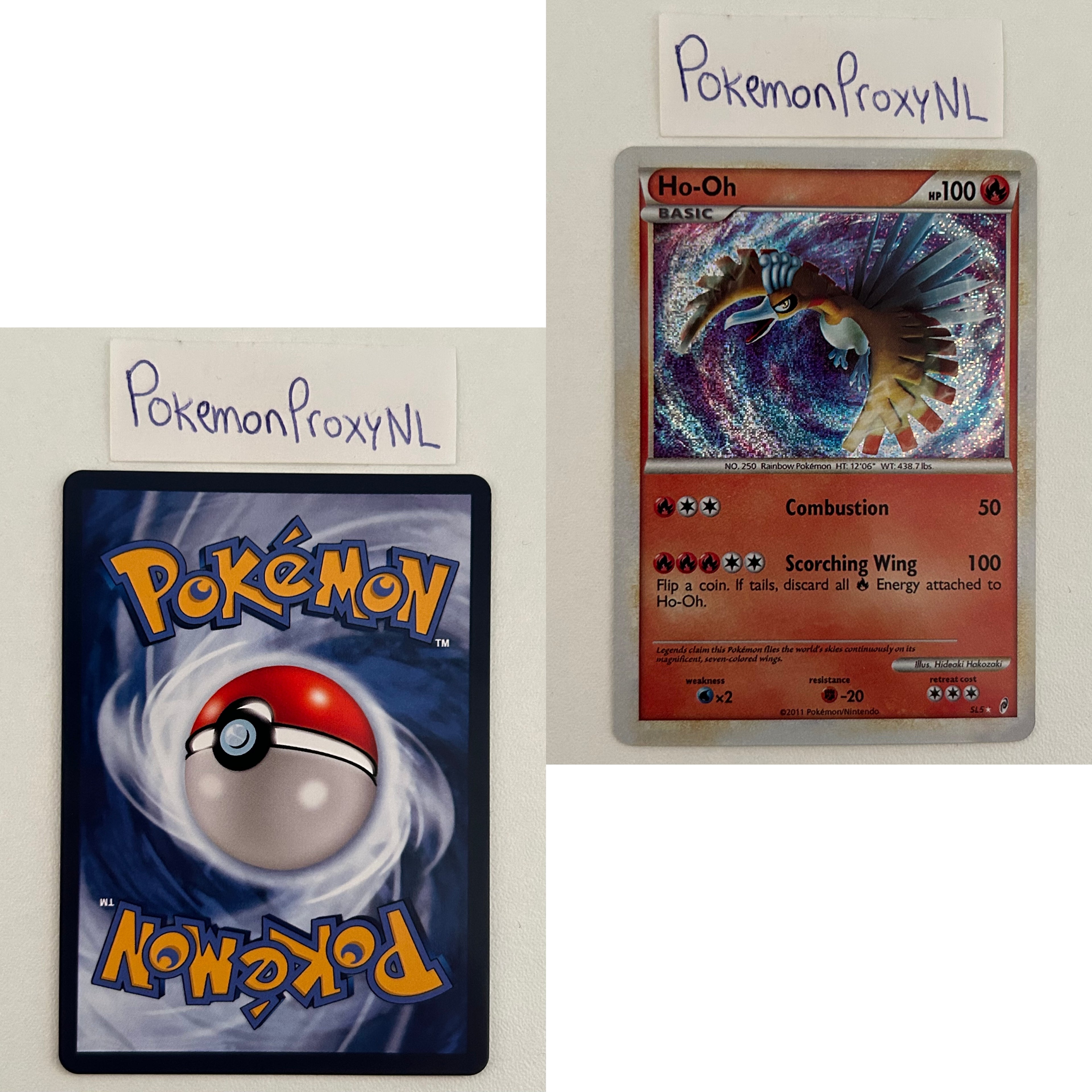 Call of Legends Set (CL) / SL1 - SL11 / 2010 / PROXY Pokémon TCG card(s)