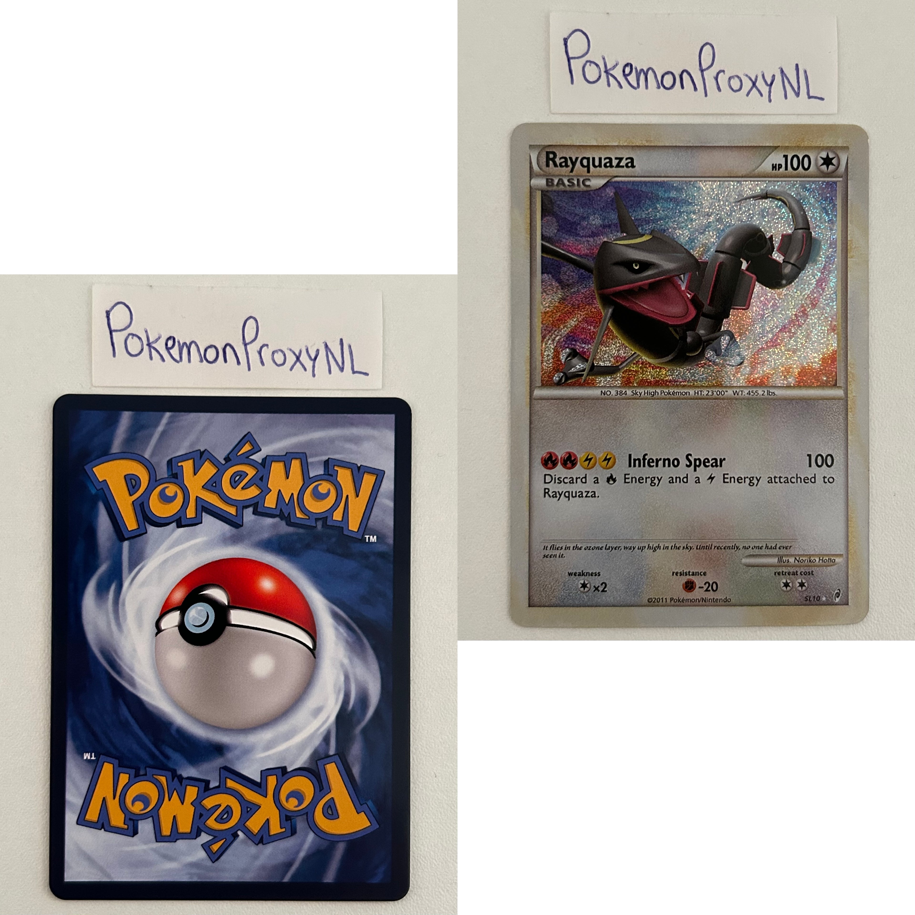 Call of Legends Set (CL) / SL1 - SL11 / 2010 / PROXY Pokémon TCG card(s)