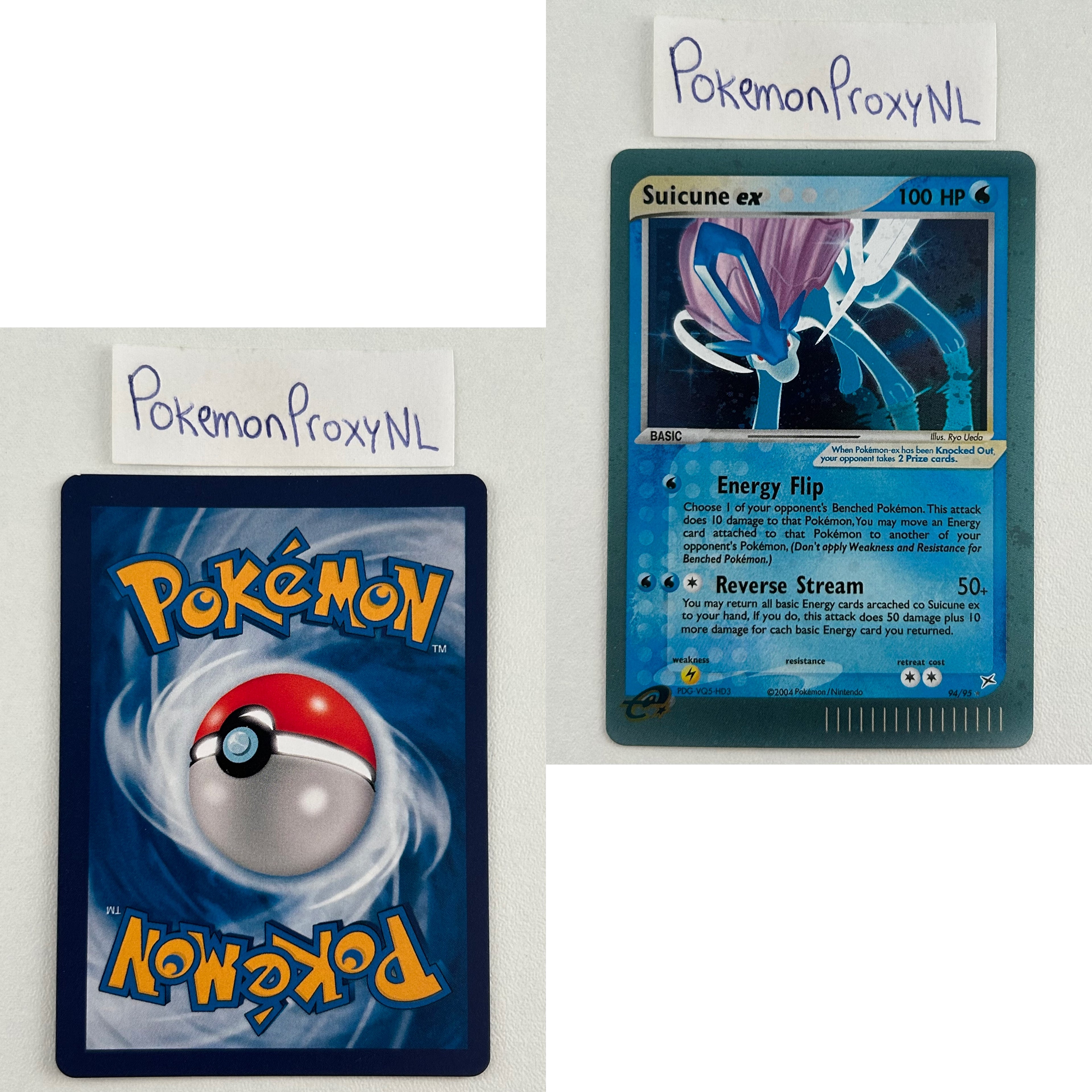 Team Magma vs Team Aqua Set (MA) / 1/95 - 97/95 / 2004 / PROXY Pokémon TCG card(s)