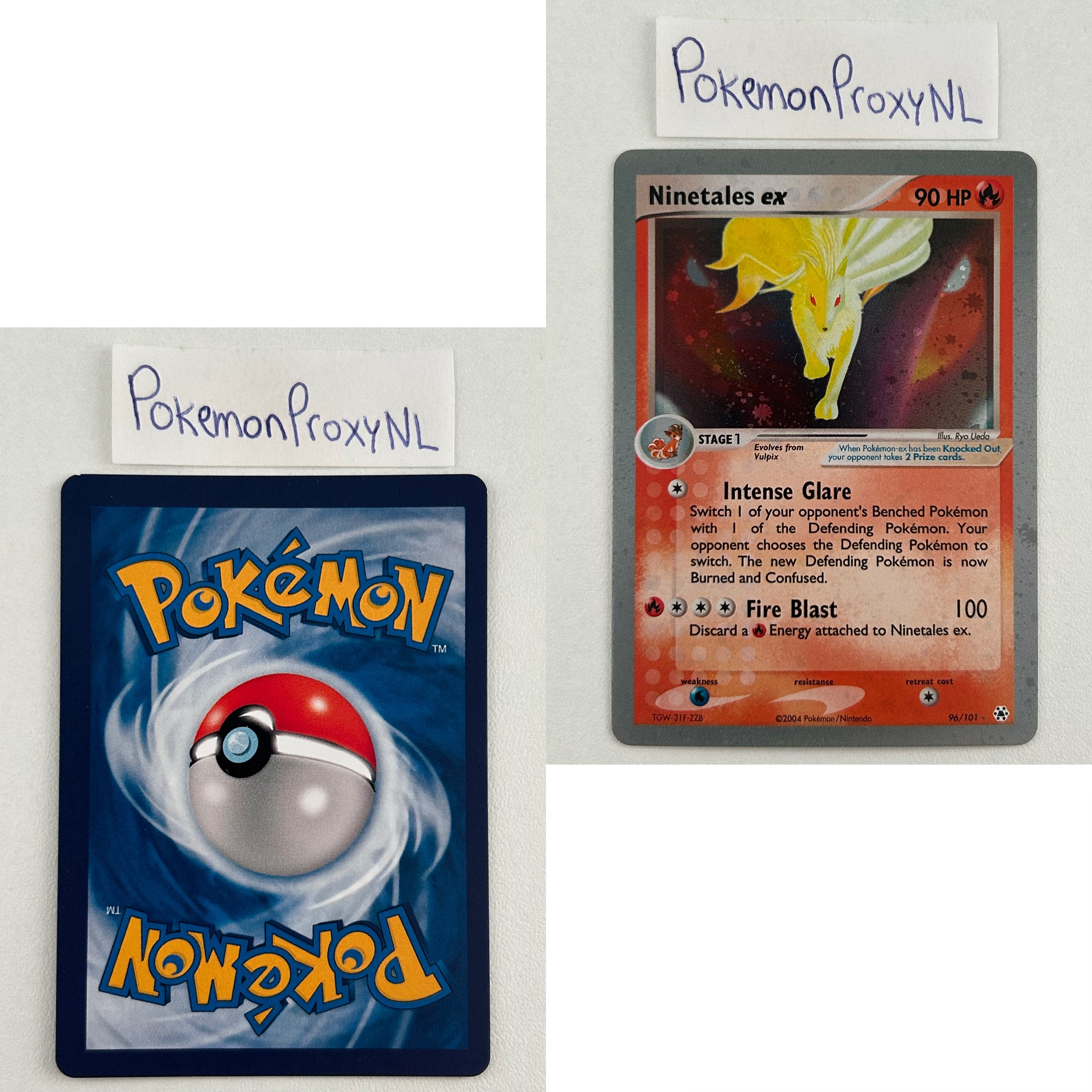 Hidden Legends Set (HL) / 1/101 - 102/101 / 2004 / PROXY Pokémon TCG card(s)