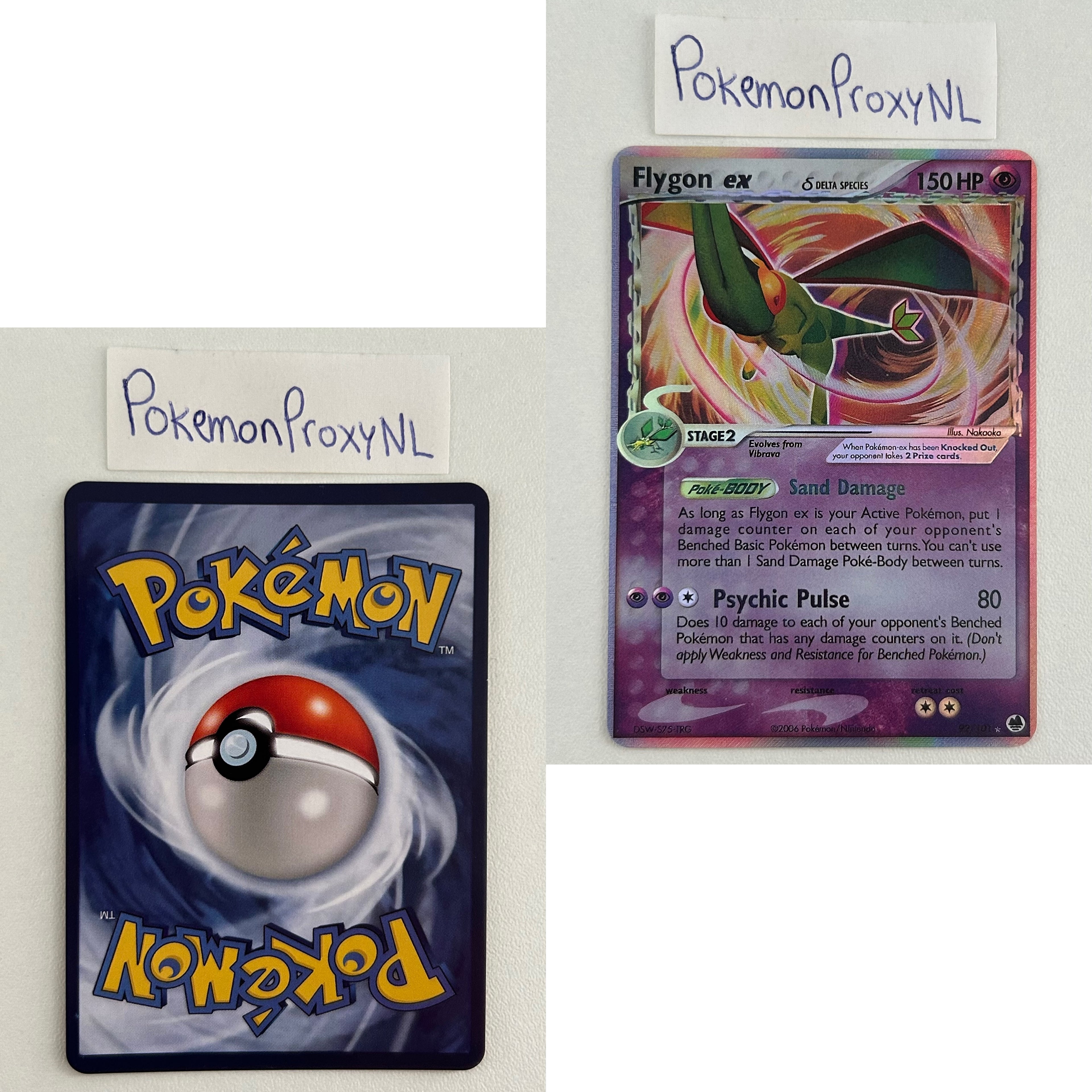 Dragon Frontiers Set (DF) / 1/101 - 101/101 / 2006 / PROXY Pokémon TCG card(s)