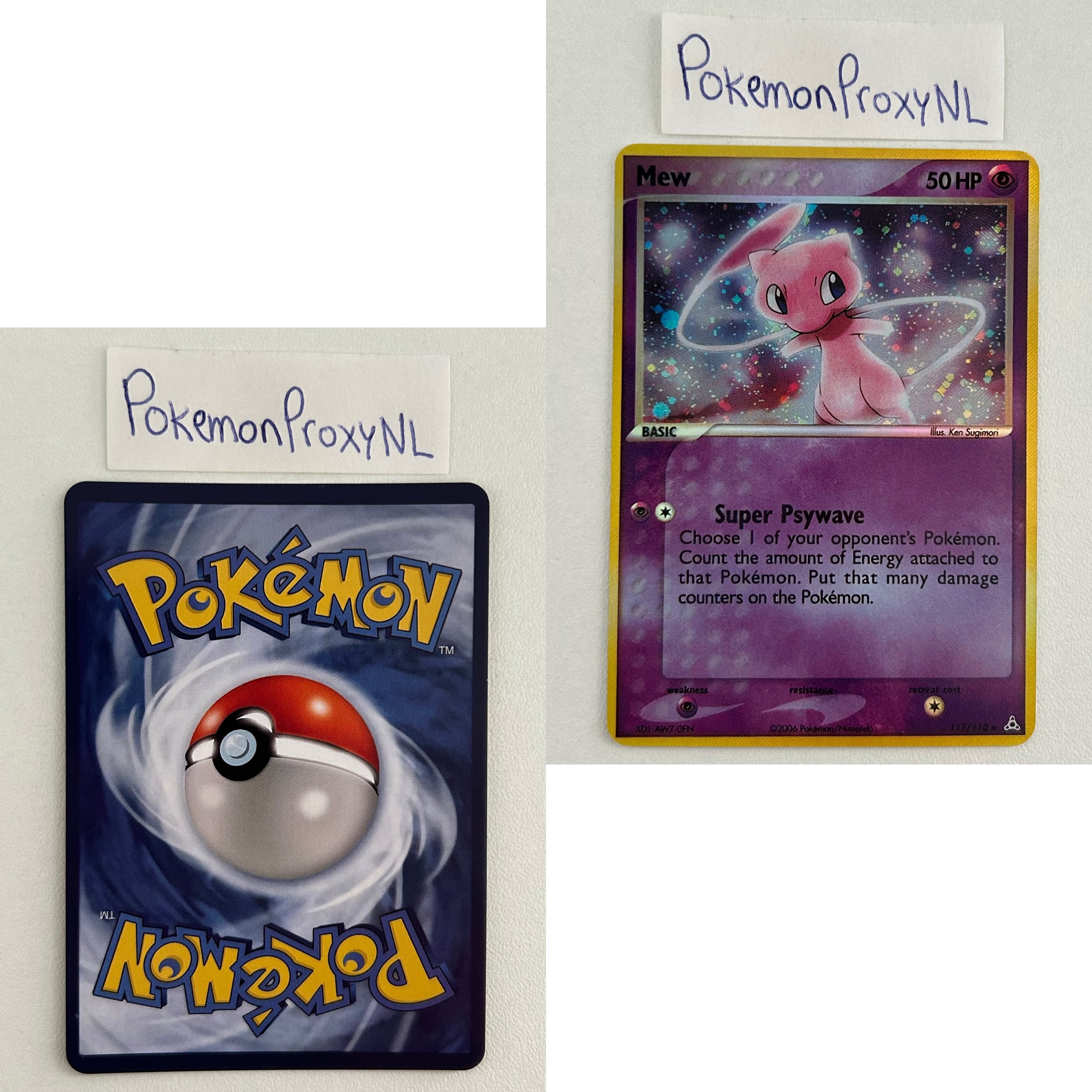 Holon Phantoms Set (HP) / 1/110 - 111/110 / 2006 / PROXY Pokémon TCG card(s)