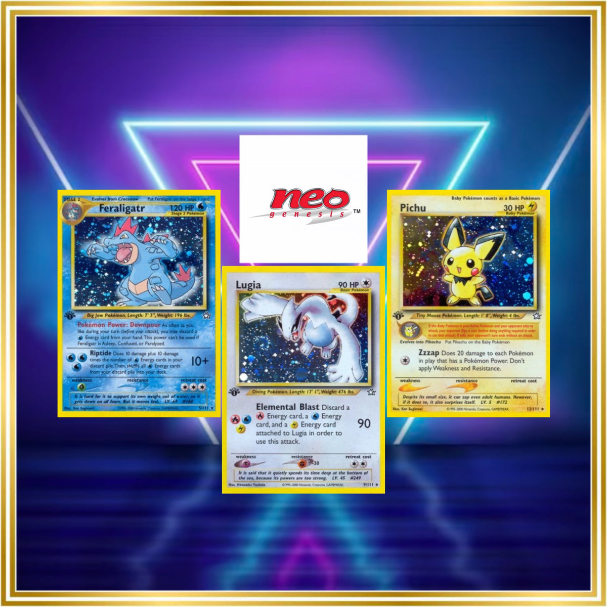 Neo Genesis Set (first edition) (N1) / 2000 / PROXY Pokémon TCG card(s)
