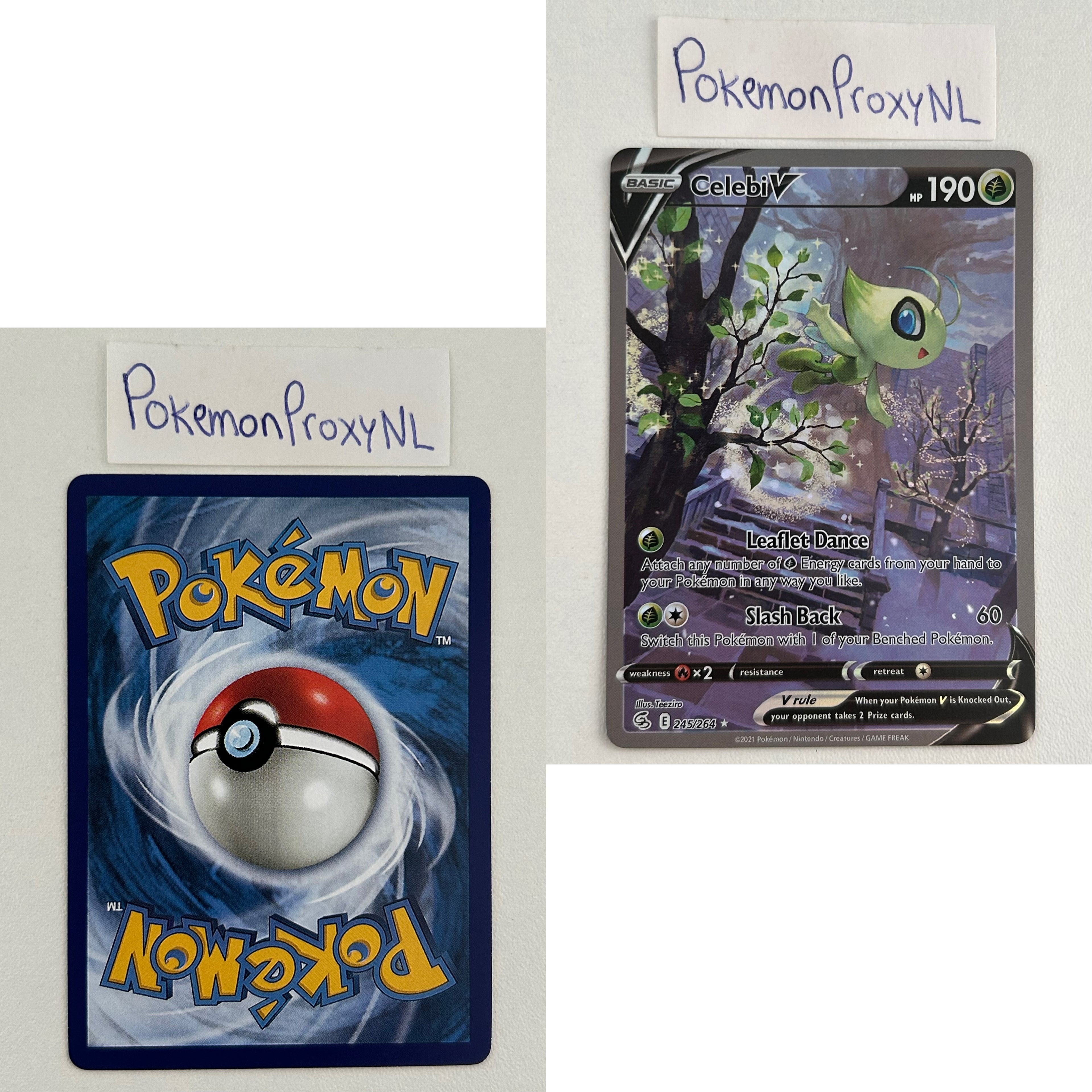 Fusion Strike Set (FST) / 001/264 - 284/264 / 2021 / PROXY Pokémon TCG card(s)