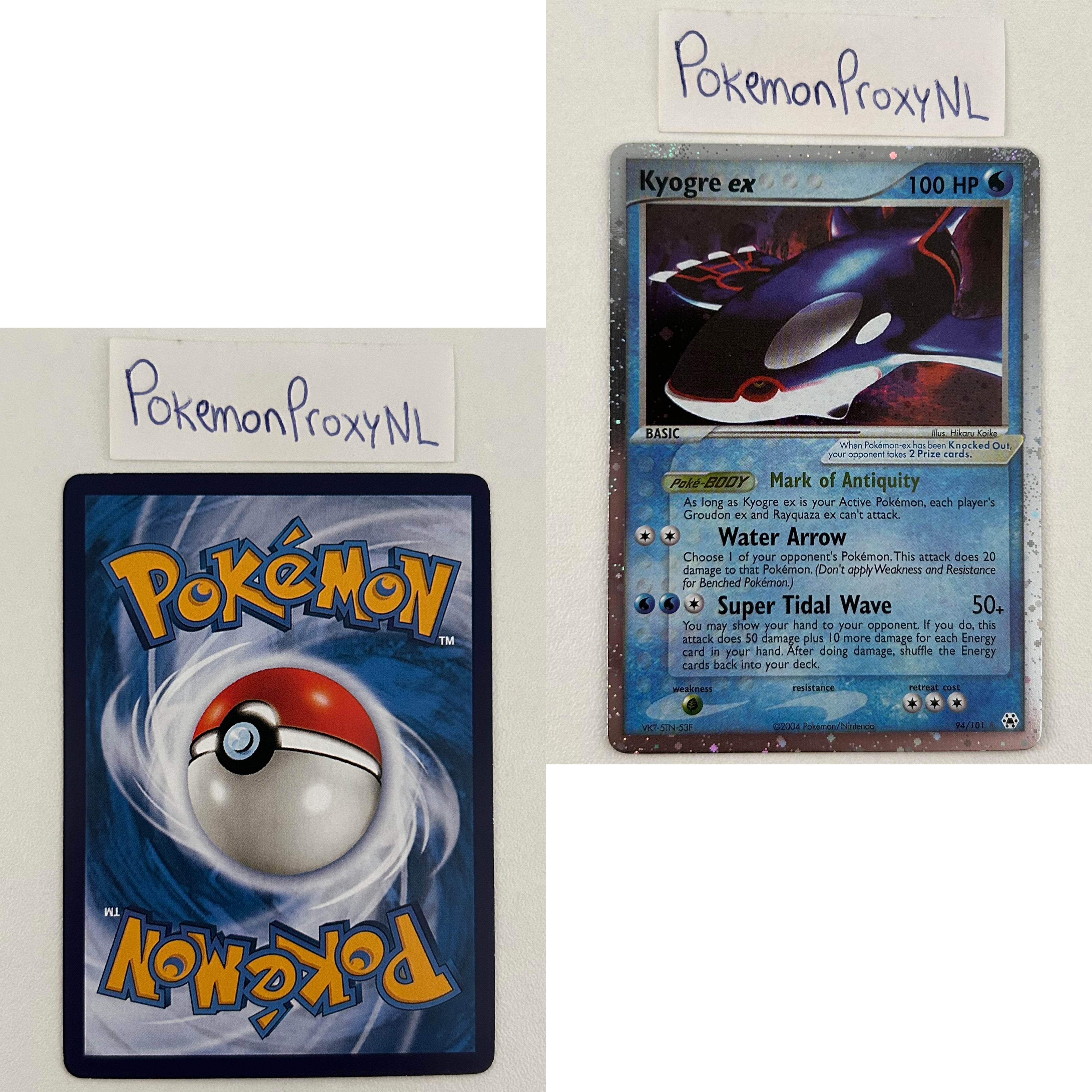 Hidden Legends Set (HL) / 1/101 - 102/101 / 2004 / PROXY Pokémon TCG card(s)