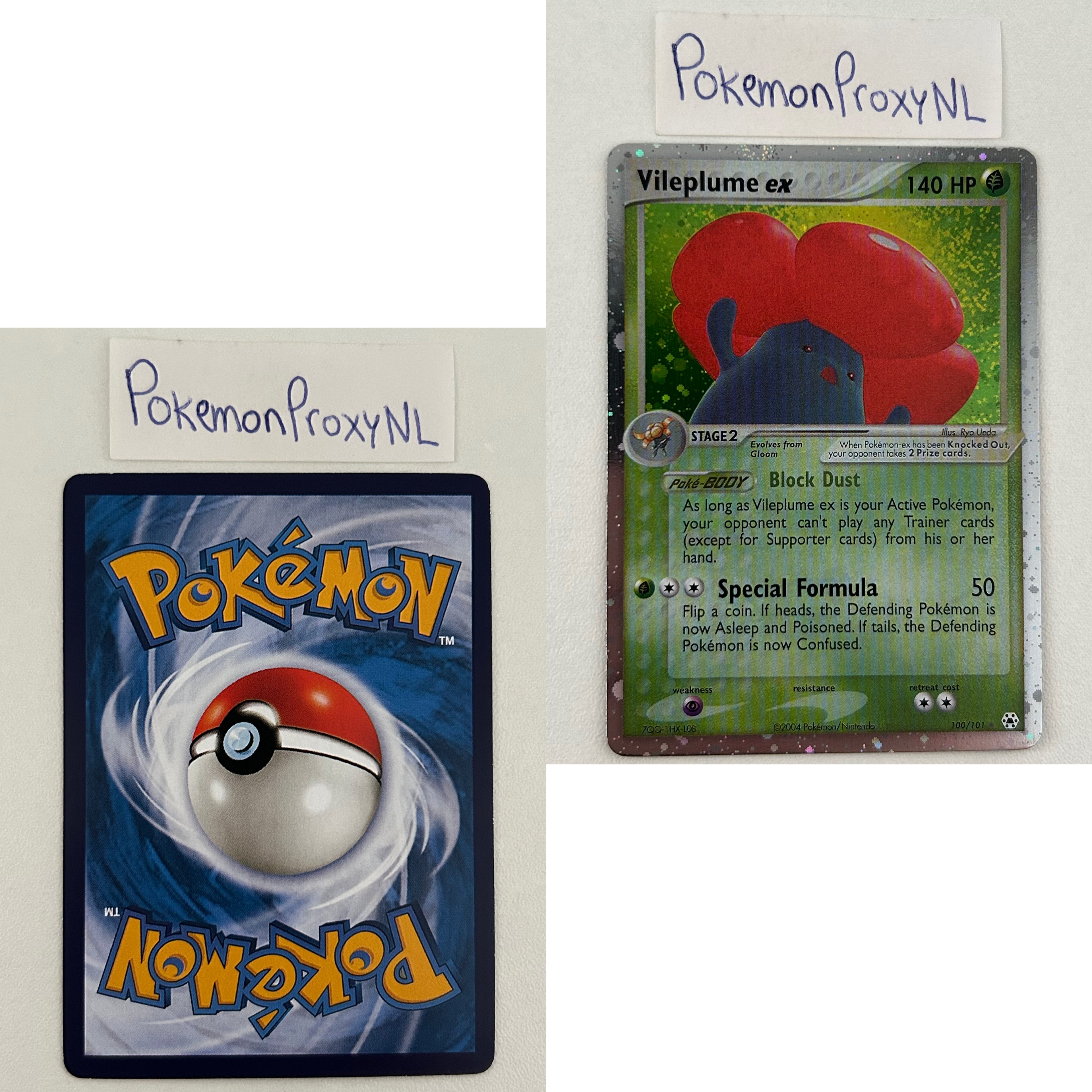 Hidden Legends Set (HL) / 1/101 - 102/101 / 2004 / PROXY Pokémon TCG card(s)
