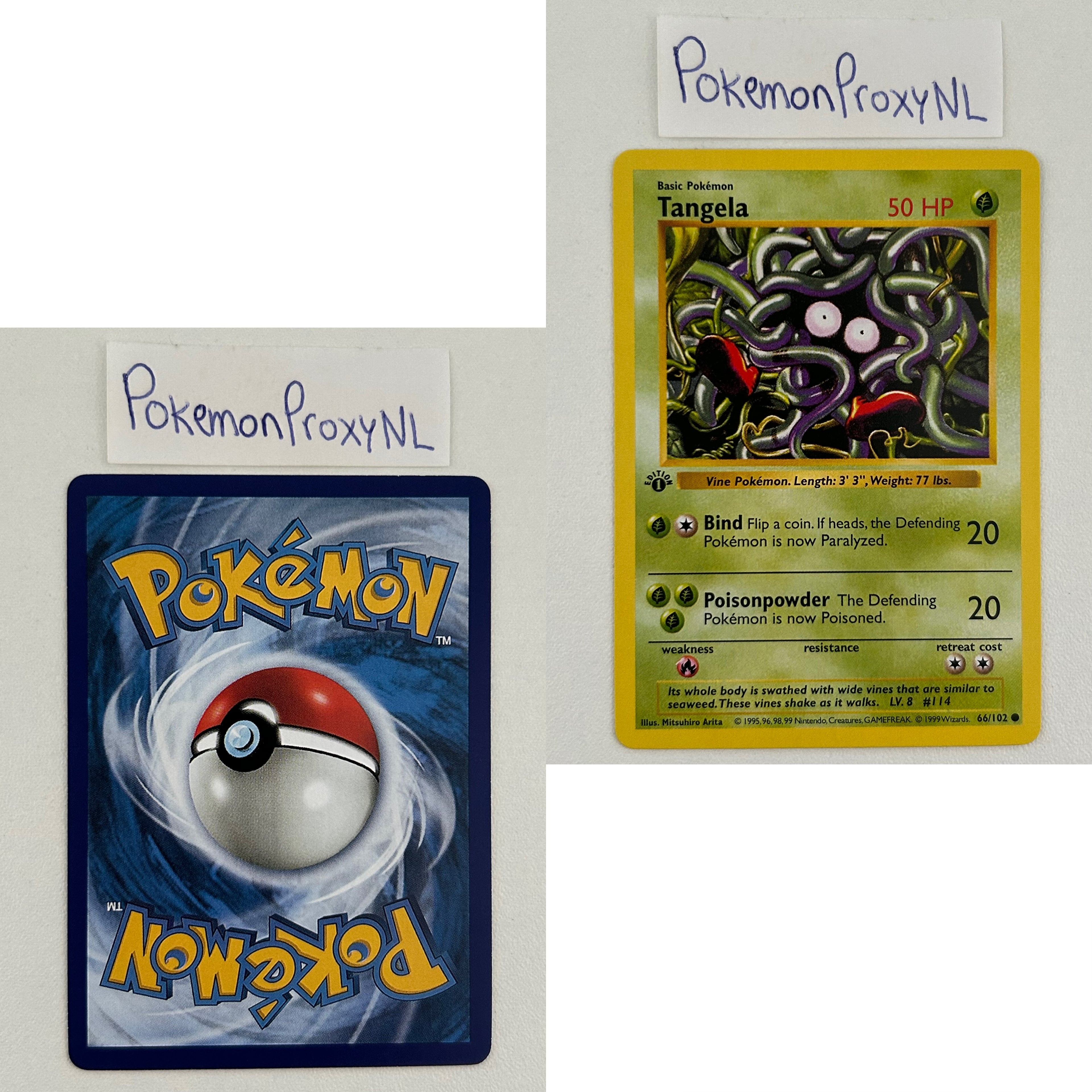 Base Set Set (first edition + shadowless) (BS) / 1/102 - 102/102 / 1999 / PROXY Pokémon TCG card(s)