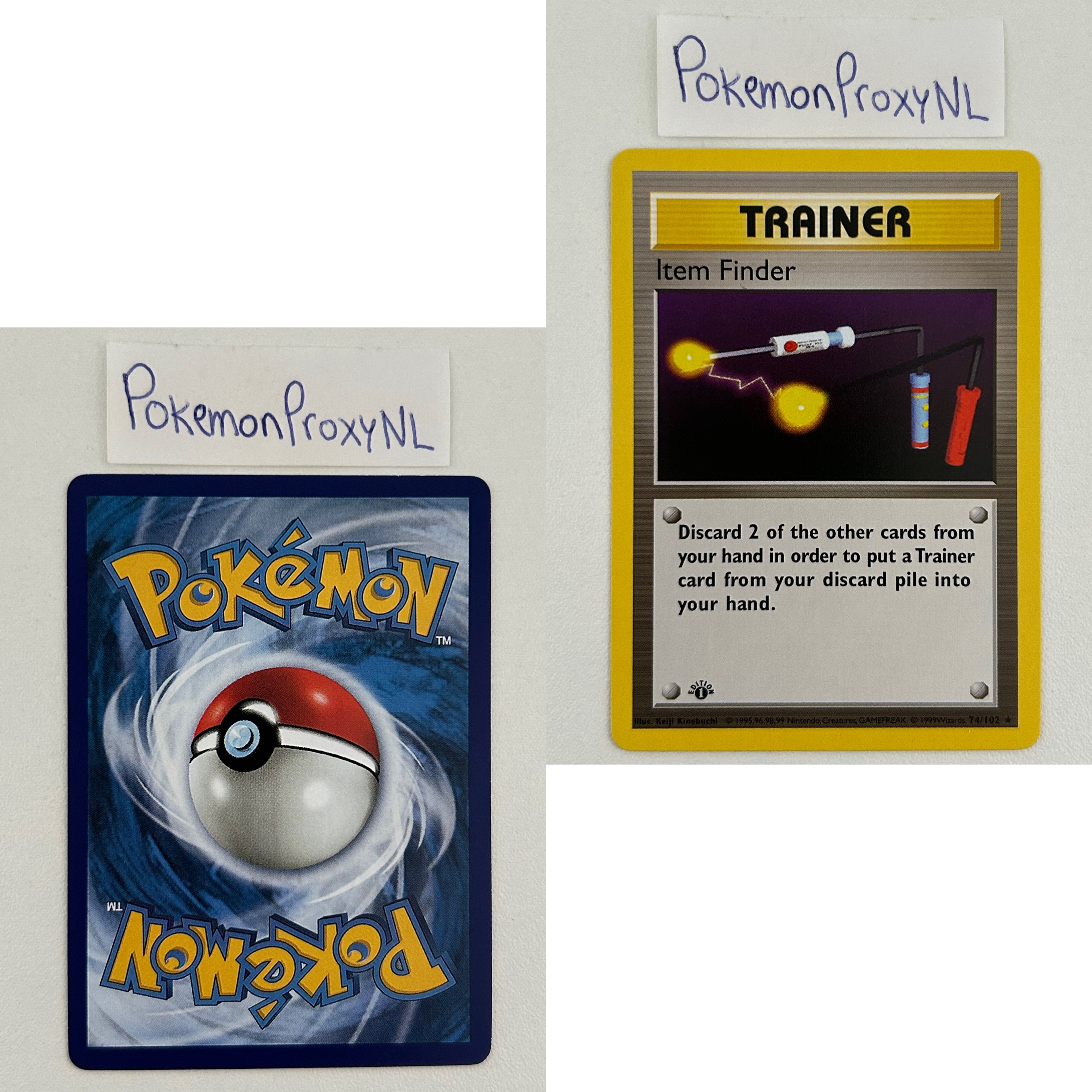 Base Set Set (first edition + shadowless) (BS) / 1/102 - 102/102 / 1999 / PROXY Pokémon TCG card(s)
