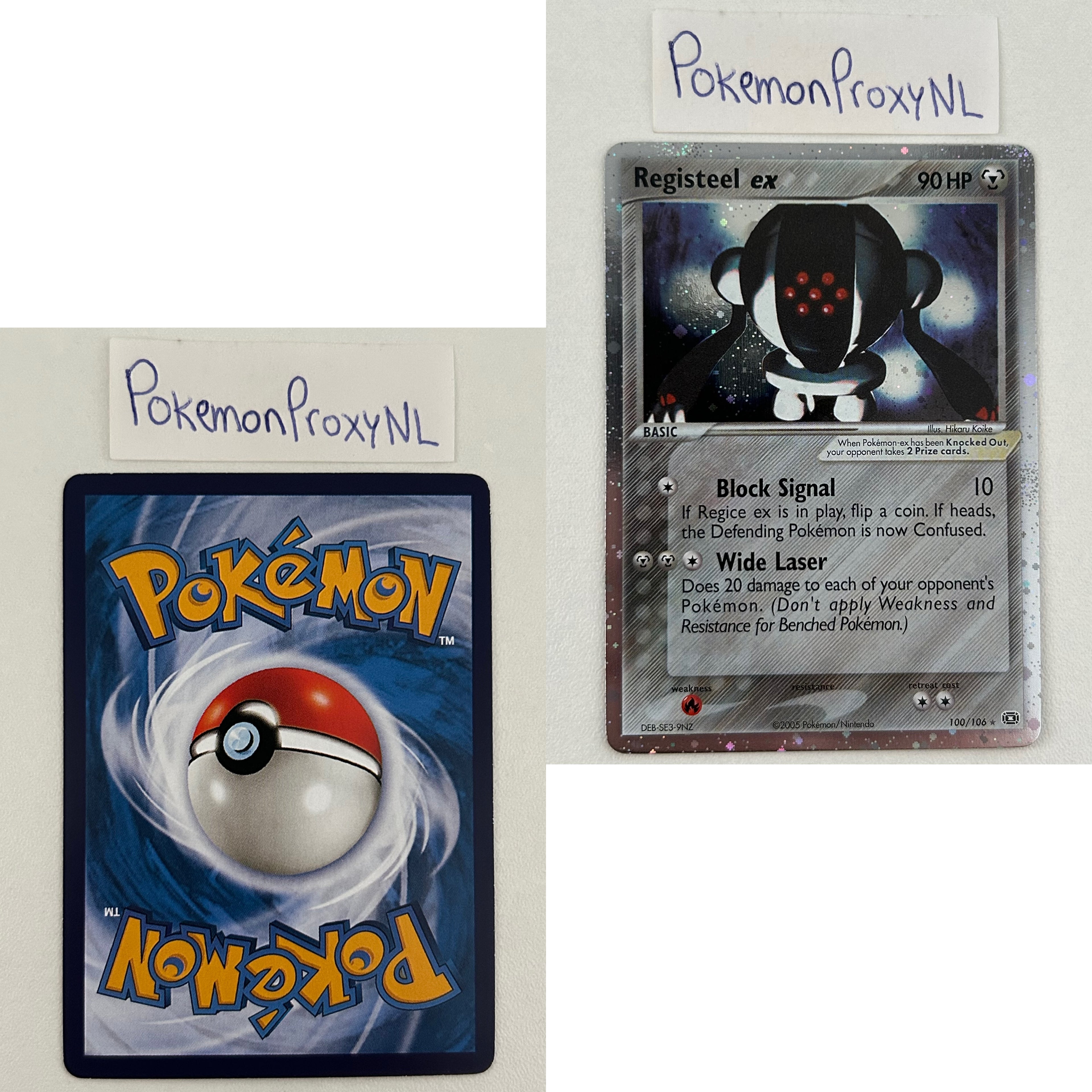 Emerald Set (EM) / 1/106 - 107/106 / 2005 / PROXY Pokémon TCG card(s)