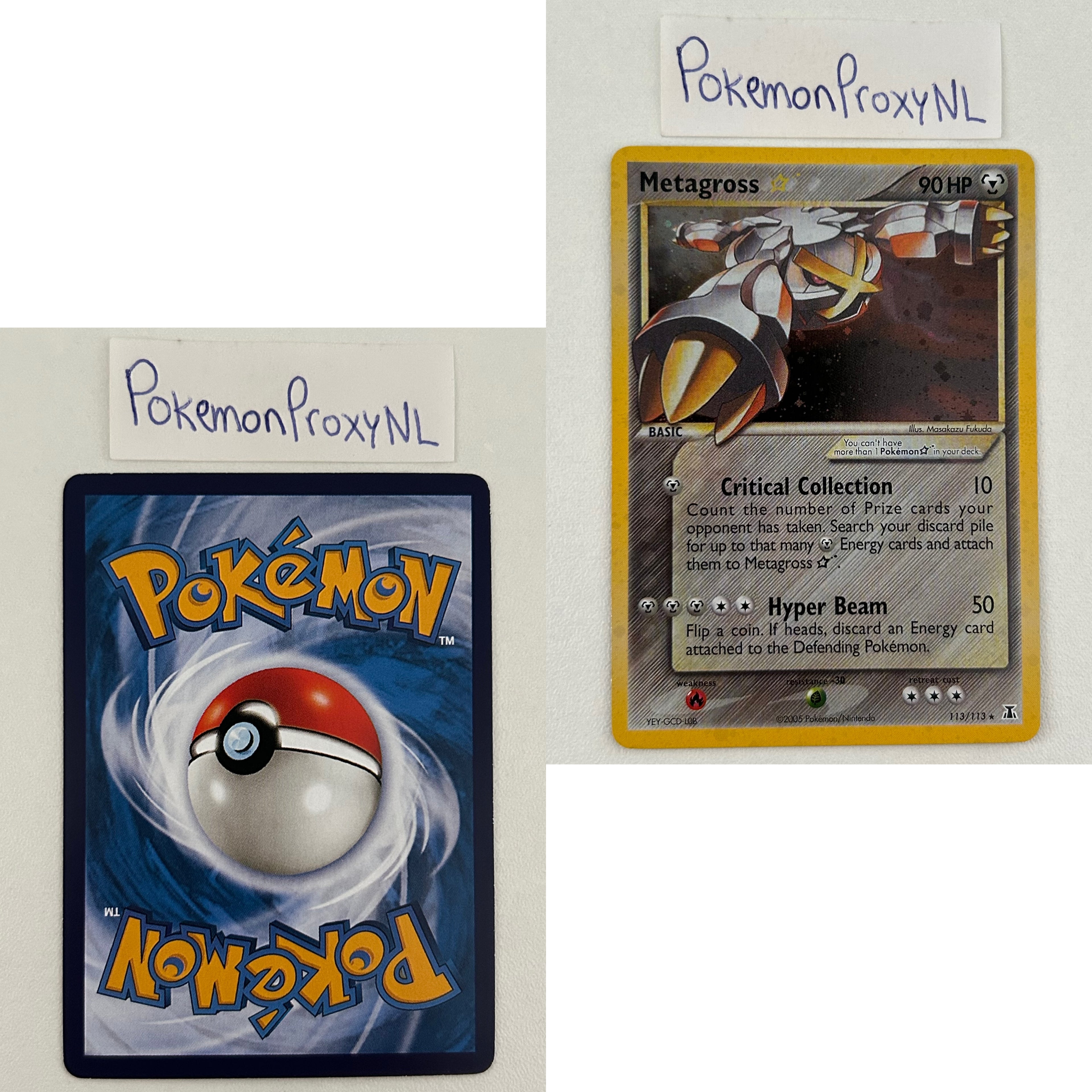 Delta Species Set (DS) / 1/113 - 114/113 / 2005 / PROXY Pokémon TCG card(s)