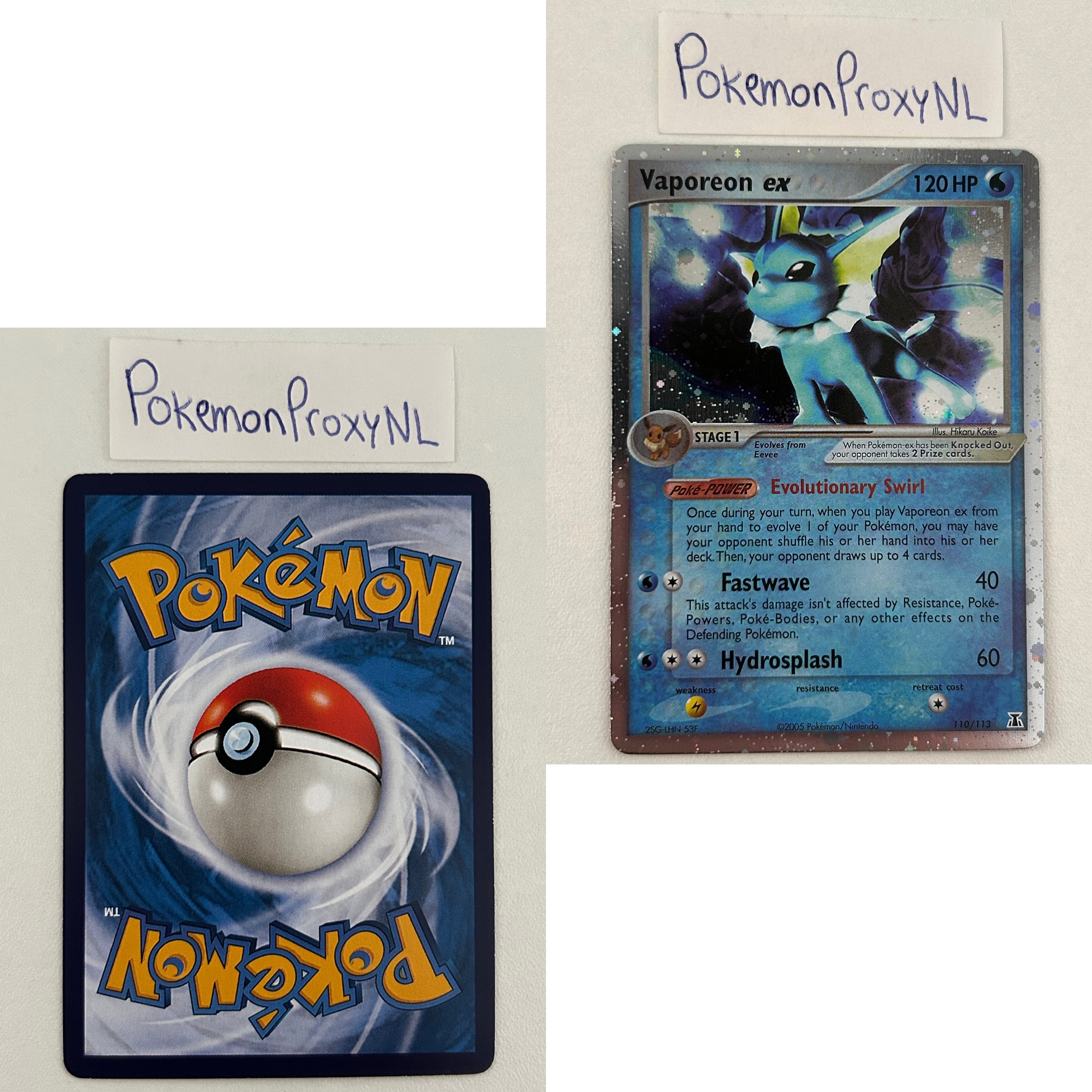 Delta Species Set (DS) / 1/113 - 114/113 / 2005 / PROXY Pokémon TCG card(s)