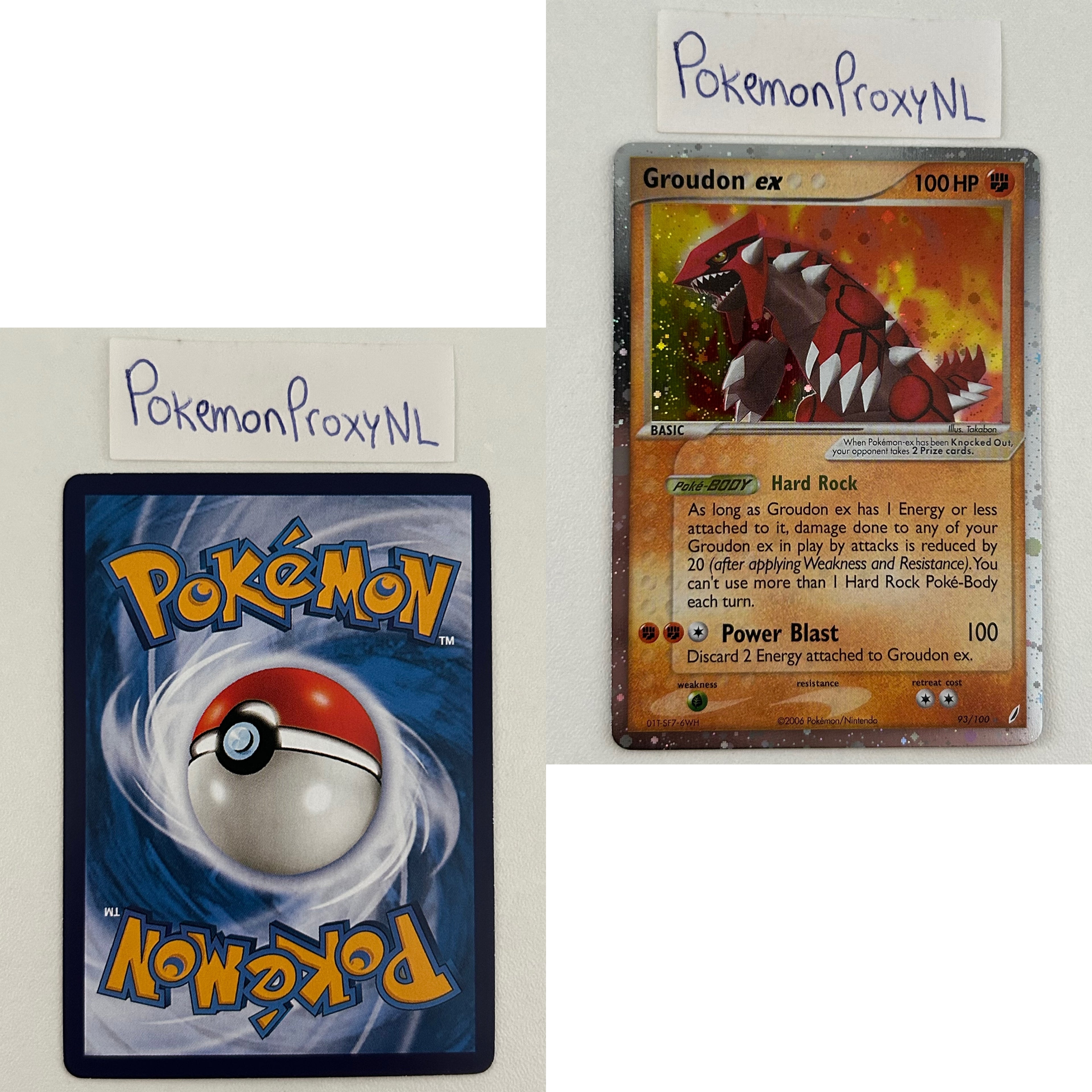 Crystal Guardians Set (CG) / 1/100 - 100/100 / 2006 / PROXY Pokémon TCG card(s)