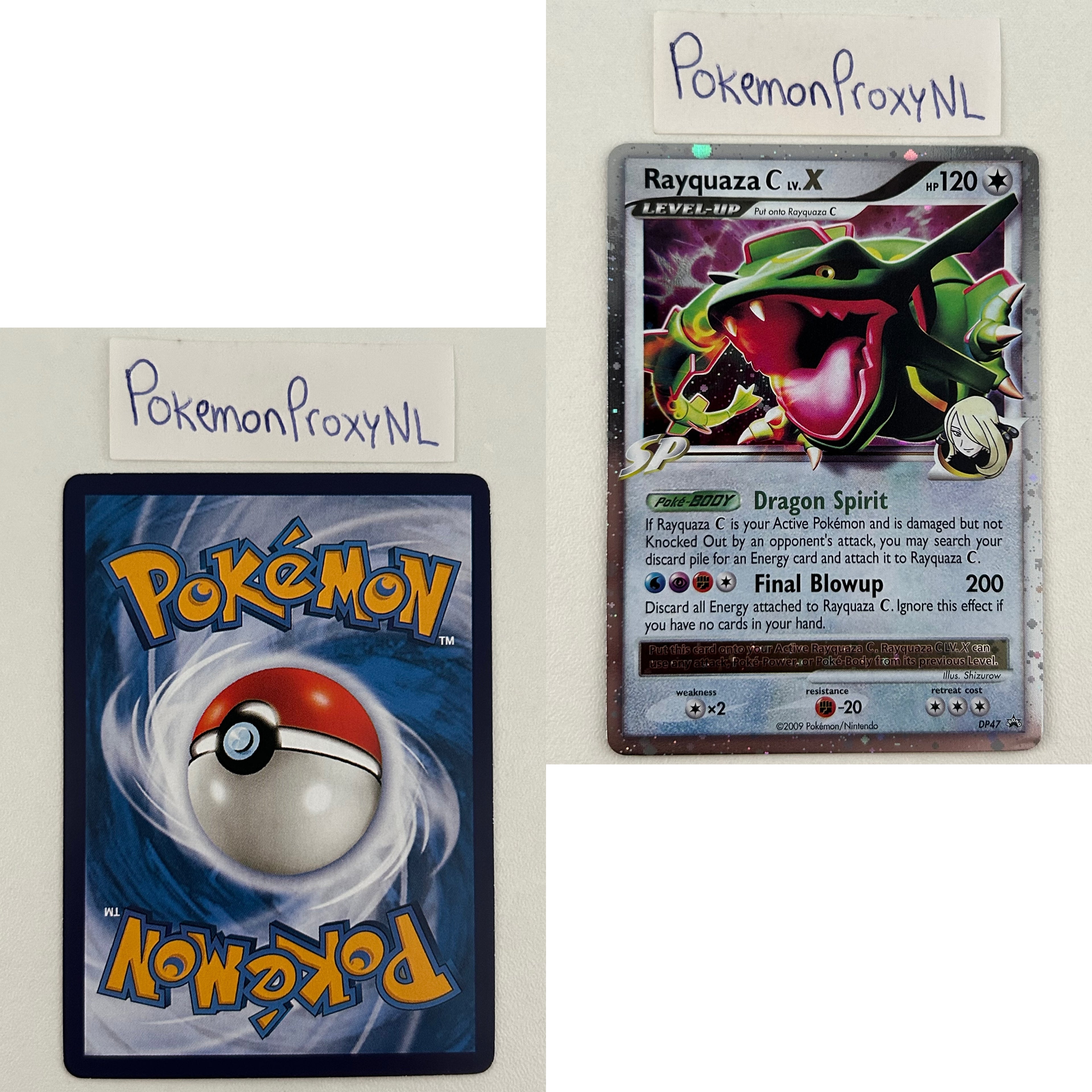 Diamond & Pearl Promo Set (DPP) / DP01 - DP56 / 2007-2010 / PROXY Pokémon TCG card(s)