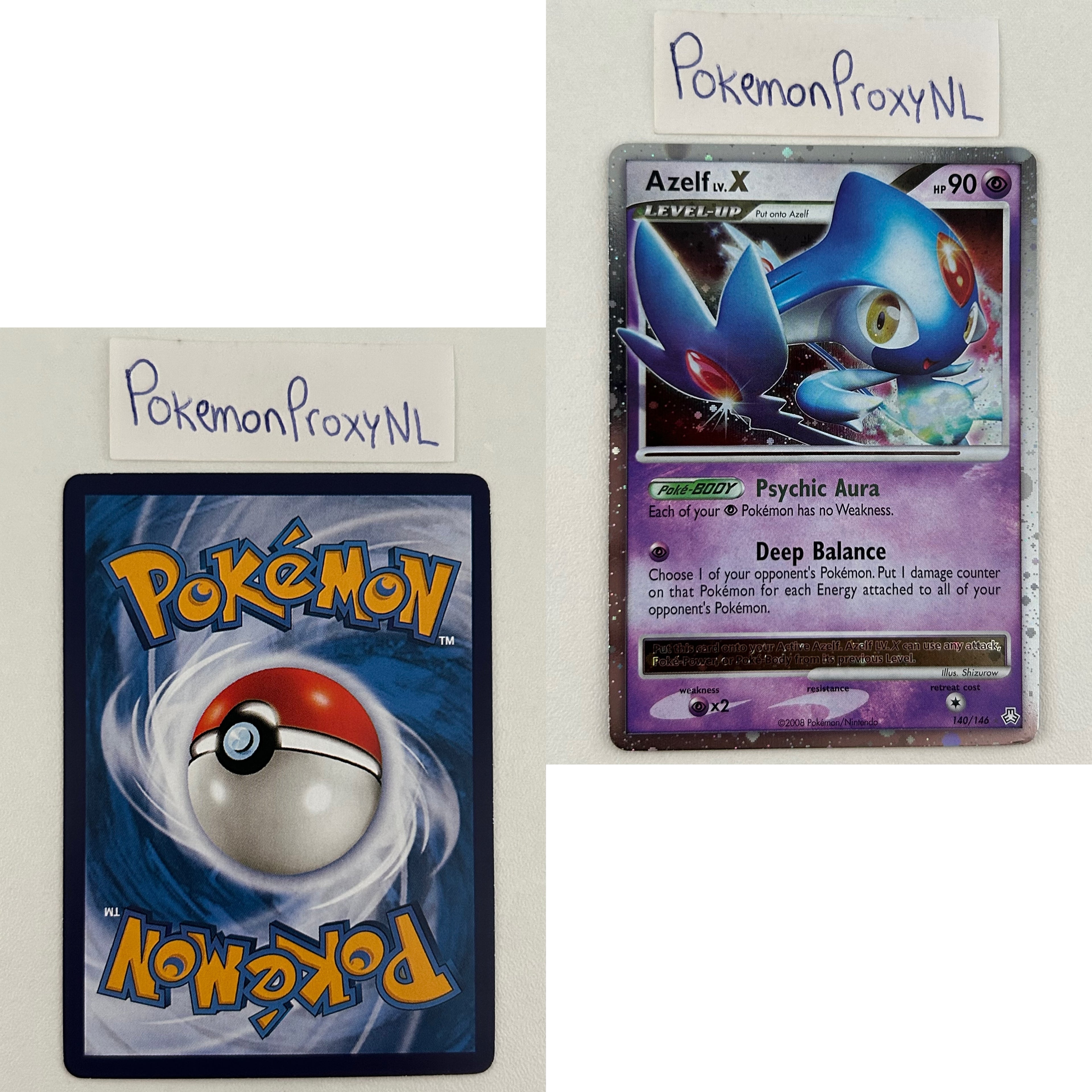 Legends Awakened Set (LA) / 1/146 - 146/146 / 2008 / PROXY Pokémon TCG card(s)