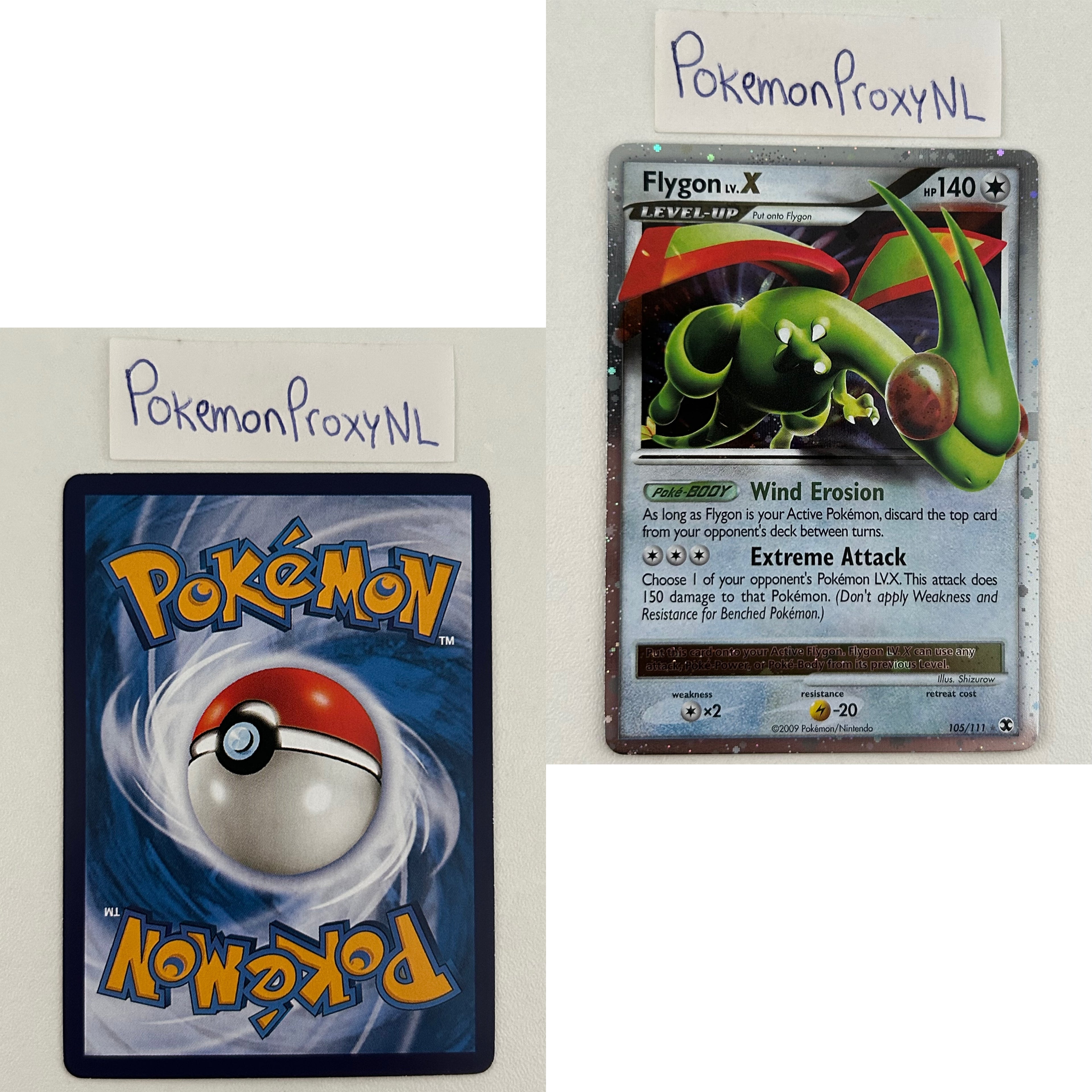 Rising Rivals Set (RR) / 1/111 - 114/111 / 2009 / PROXY Pokémon TCG card(s)