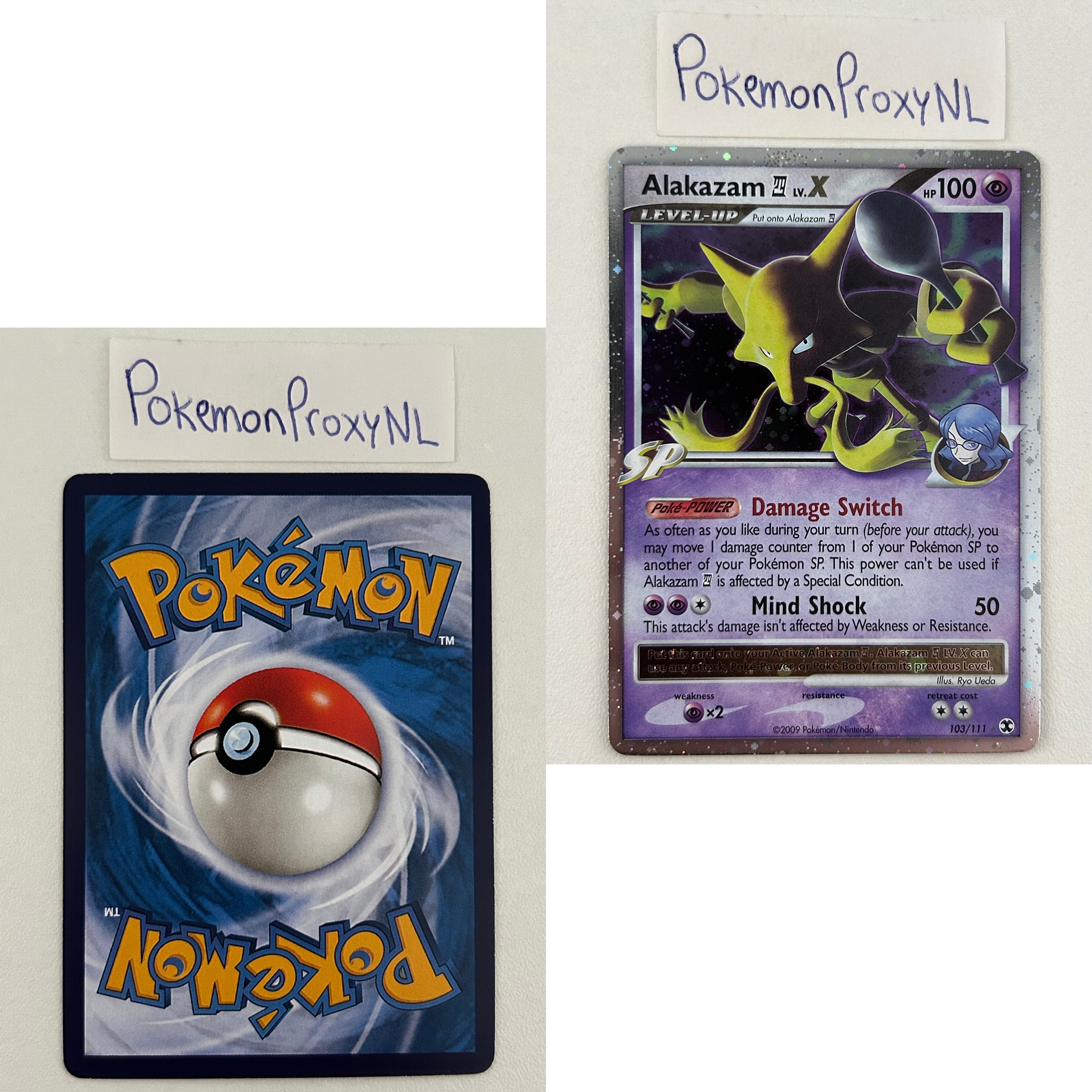 Rising Rivals Set (RR) / 1/111 - 114/111 / 2009 / PROXY Pokémon TCG card(s)