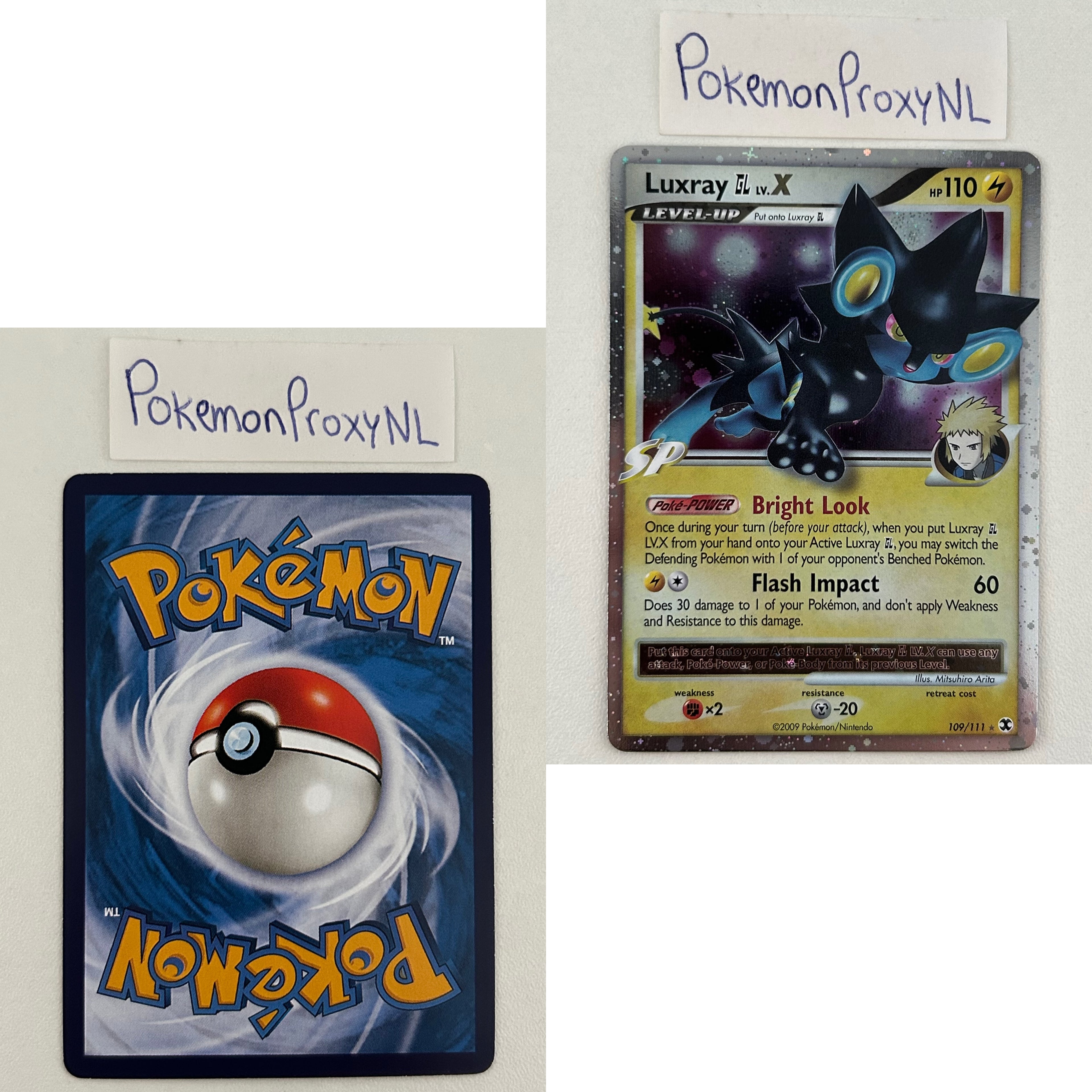 Rising Rivals Set (RR) / 1/111 - 114/111 / 2009 / PROXY Pokémon TCG card(s)