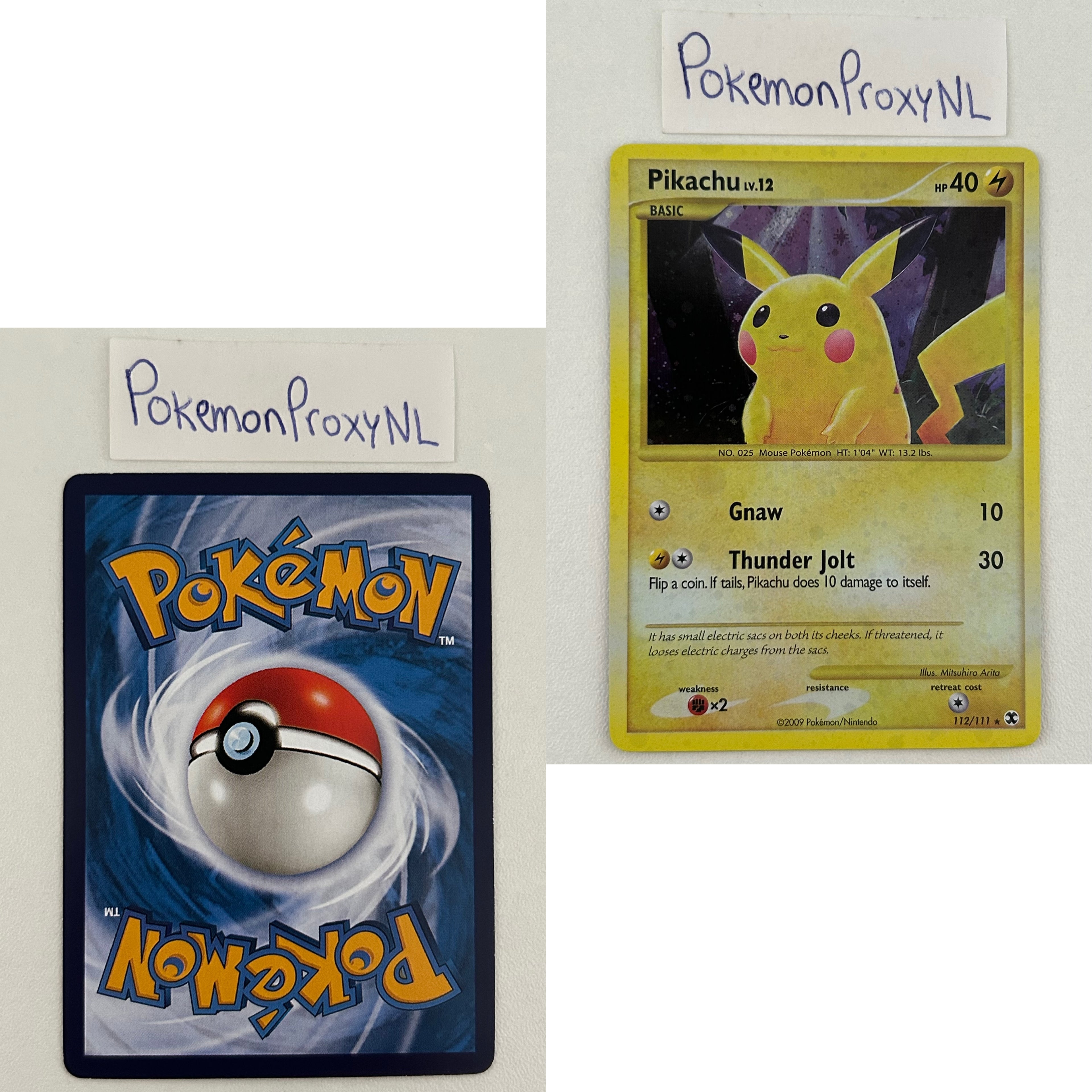 Rising Rivals Set (RR) / 1/111 - 114/111 / 2009 / PROXY Pokémon TCG card(s)