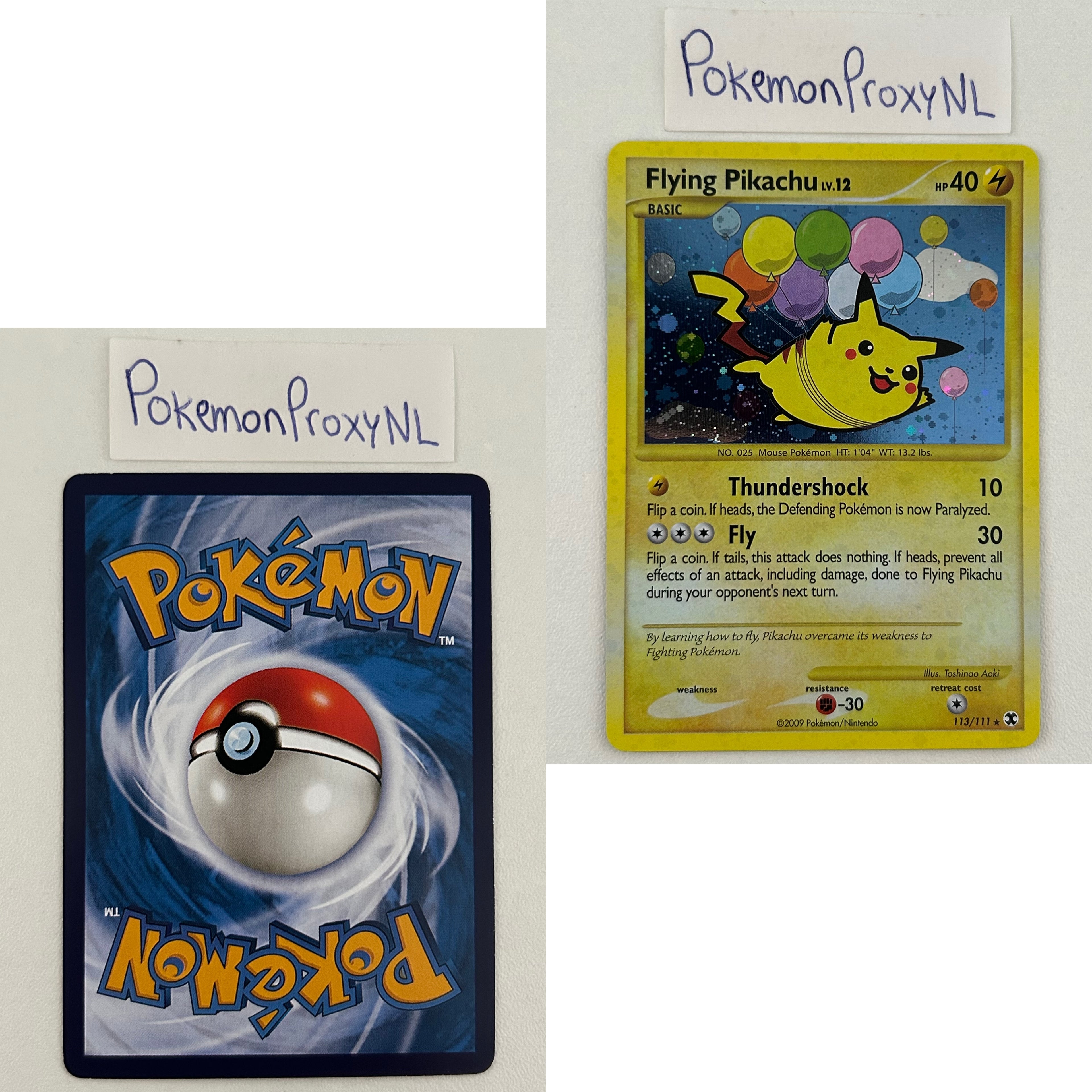 Rising Rivals Set (RR) / 1/111 - 114/111 / 2009 / PROXY Pokémon TCG card(s)