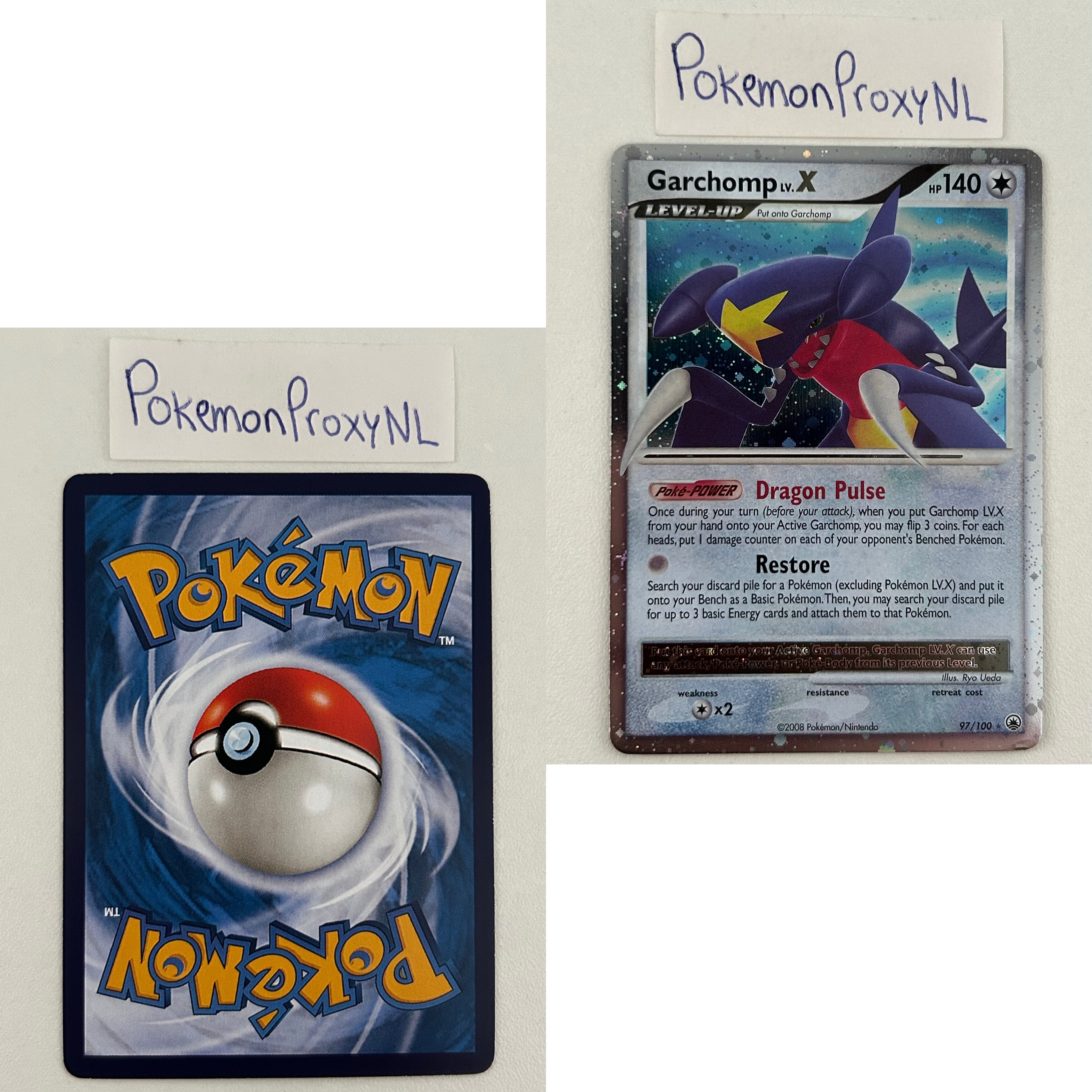 Majestic Dawn Set (MD) / 1/100 - 100/100 / 2008 / PROXY Pokémon TCG card(s)