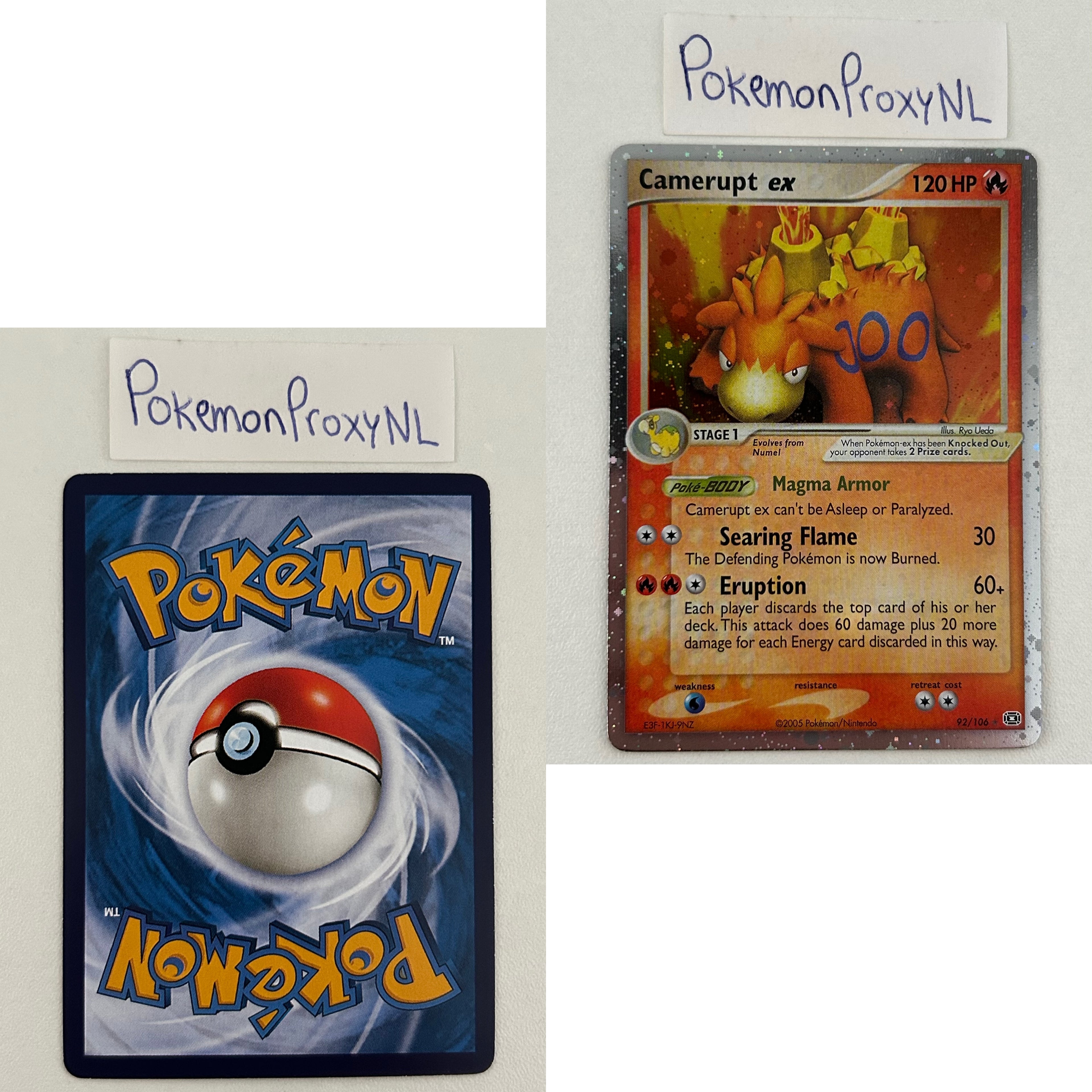 Emerald Set (EM) / 1/106 - 107/106 / 2005 / PROXY Pokémon TCG card(s)