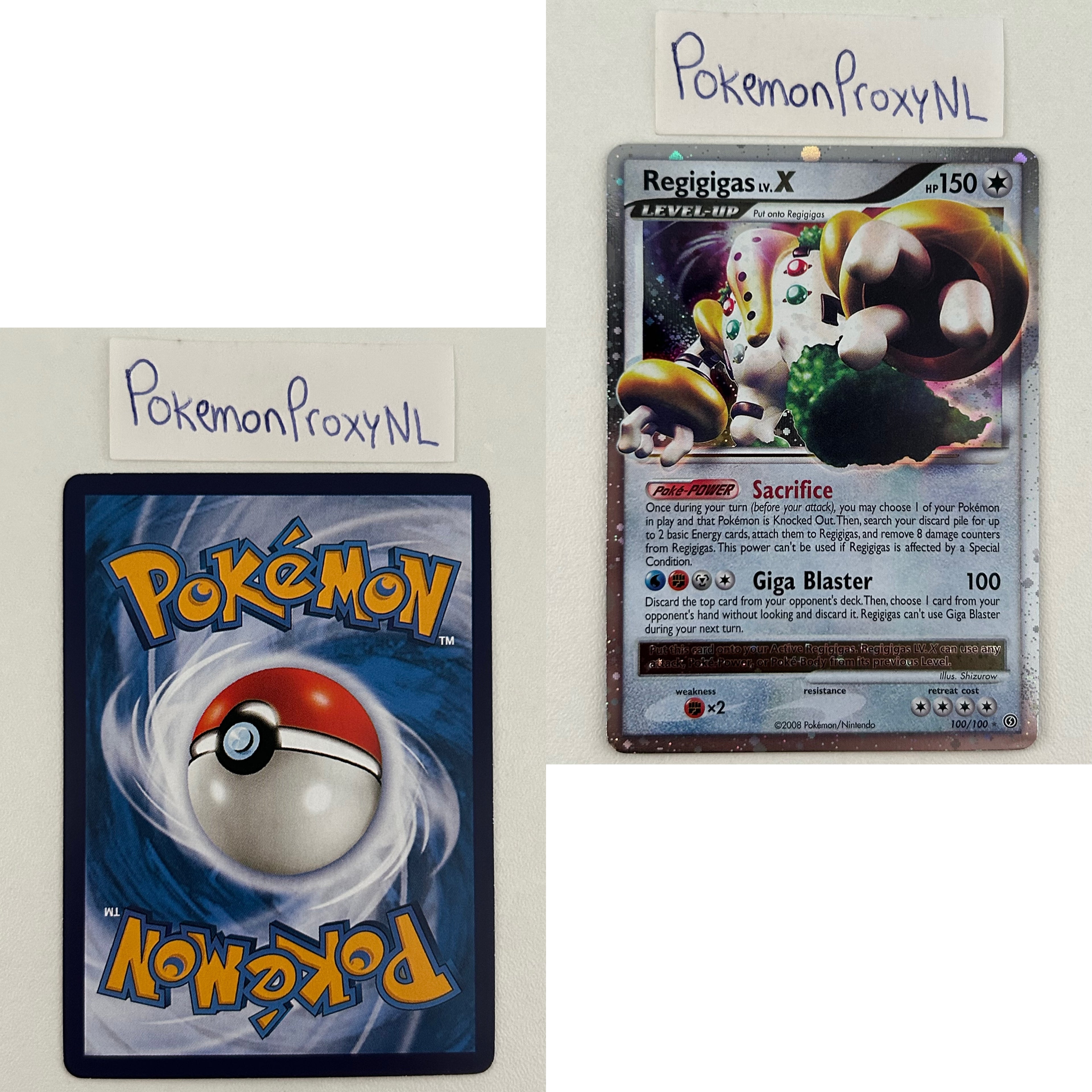 Stormfront Set (SF) / 1/100 - 103/100 / 2008 / PROXY Pokémon TCG card(s)
