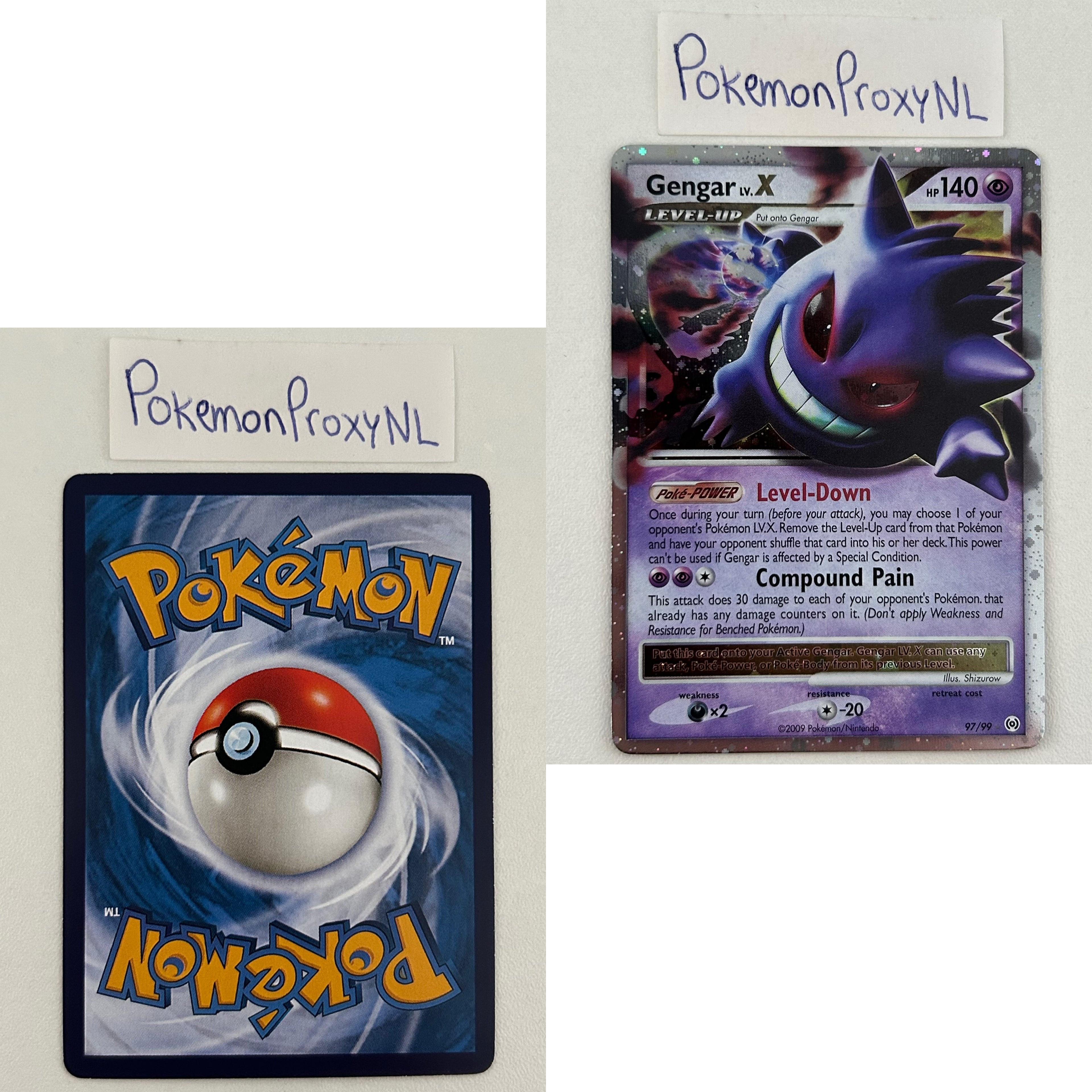 Arceus Set (AR) / 1/99 - 99/99 / 2009 / PROXY Pokémon TCG card(s)