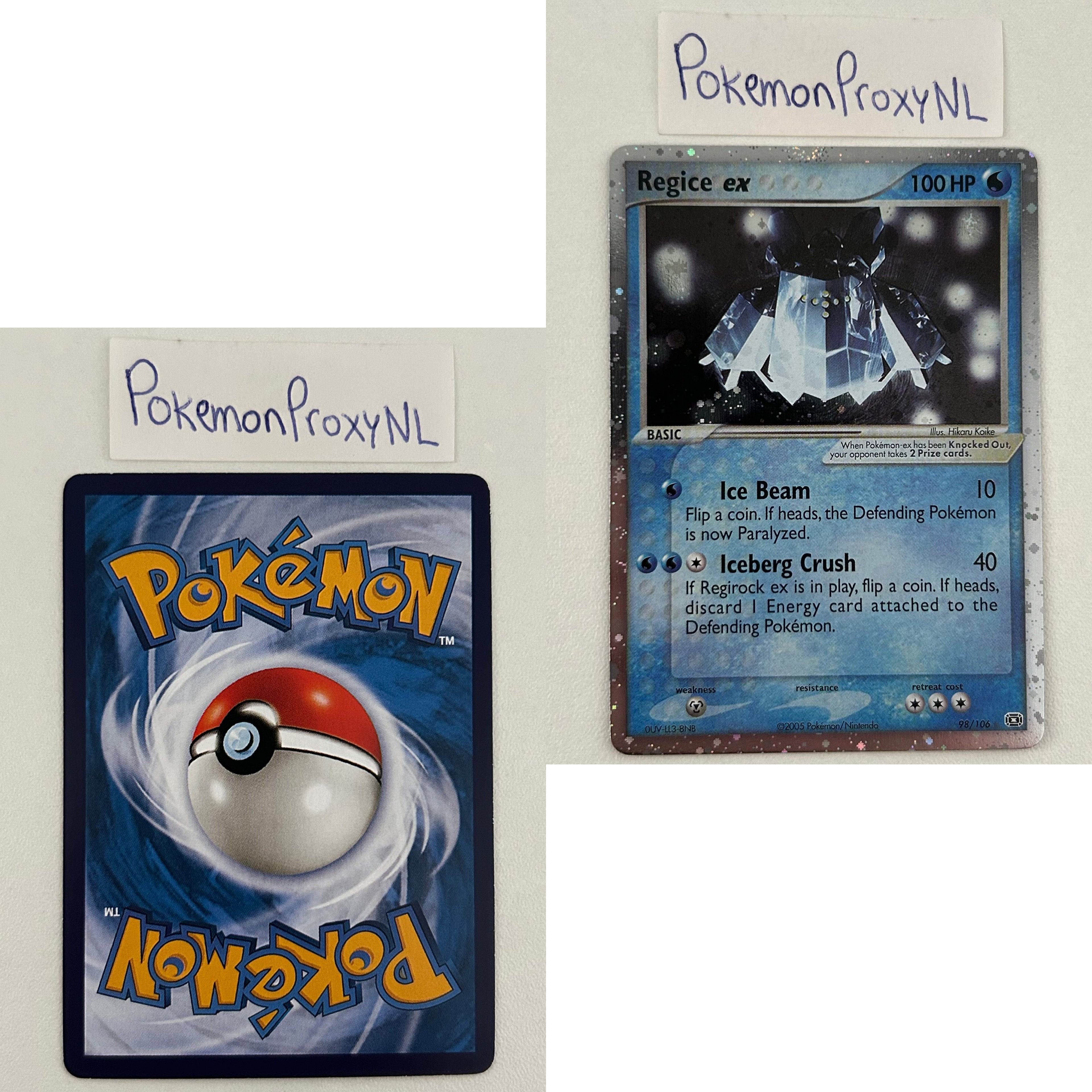 Emerald Set (EM) / 1/106 - 107/106 / 2005 / PROXY Pokémon TCG card(s)