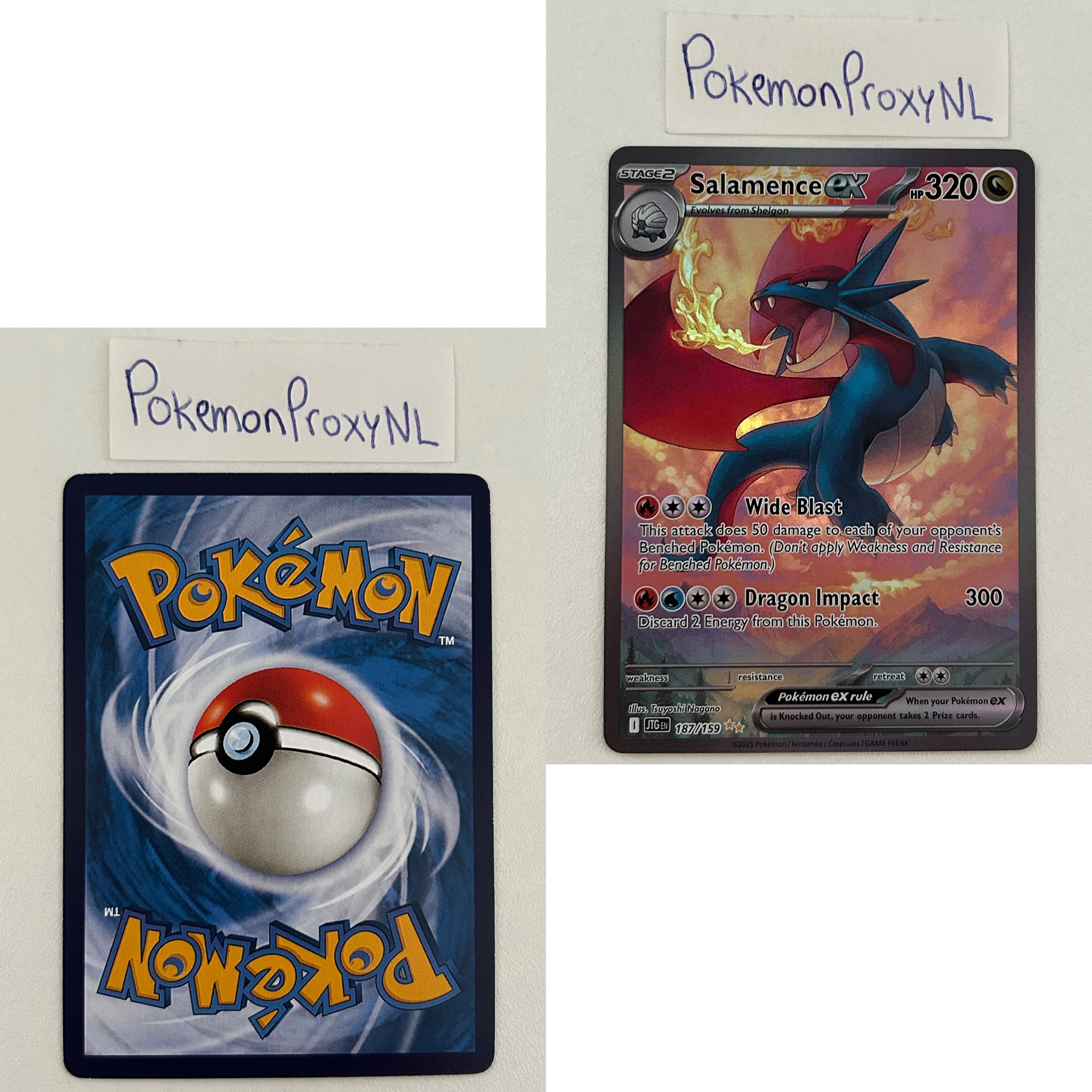 Journey Together Set (JTG) / 001/159 - 190/159 / 2025 / PROXY Pokémon TCG card(s)