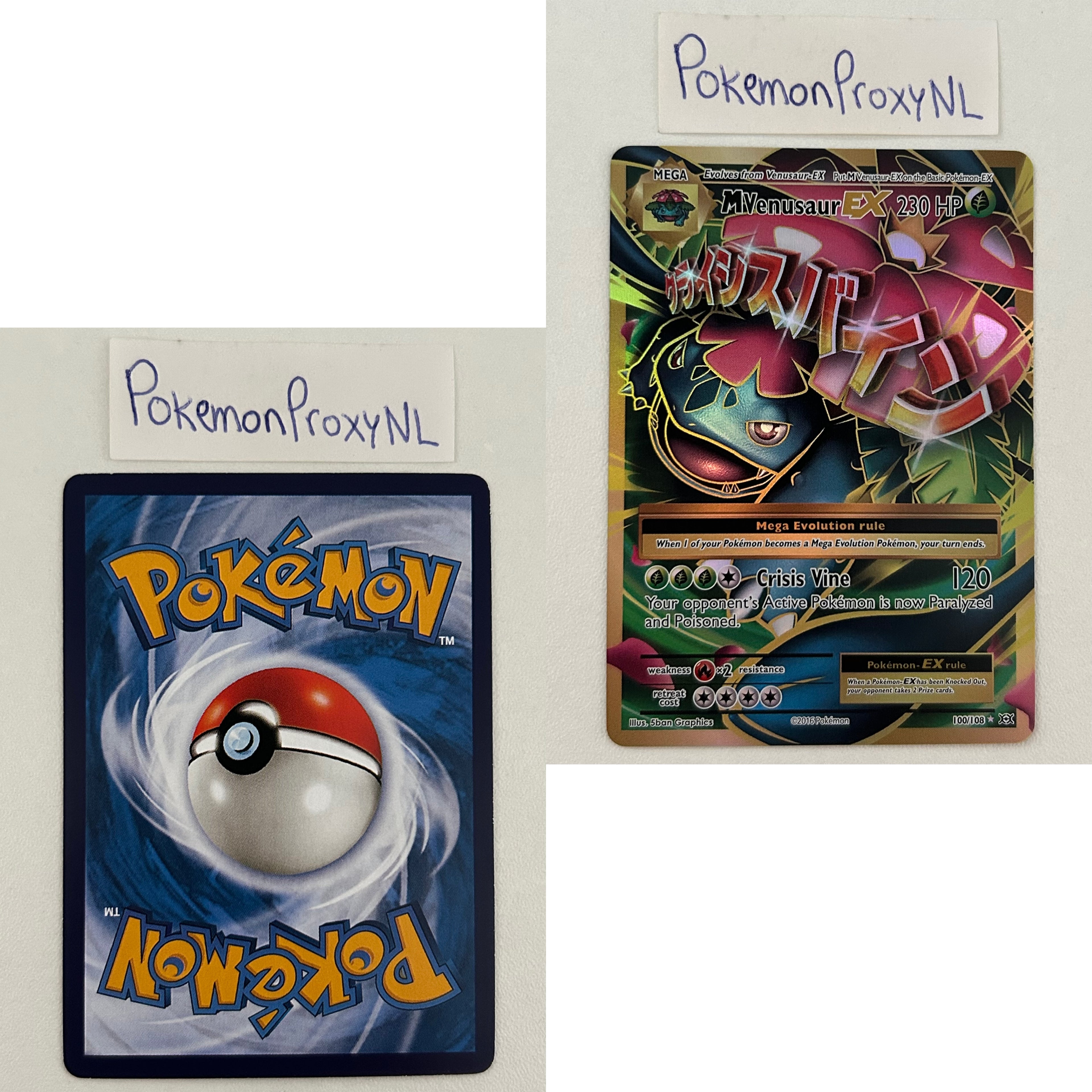 Evolutions Set (EVO) / 1/108 - 113/108 / 2016 / PROXY Pokémon TCG card(s)