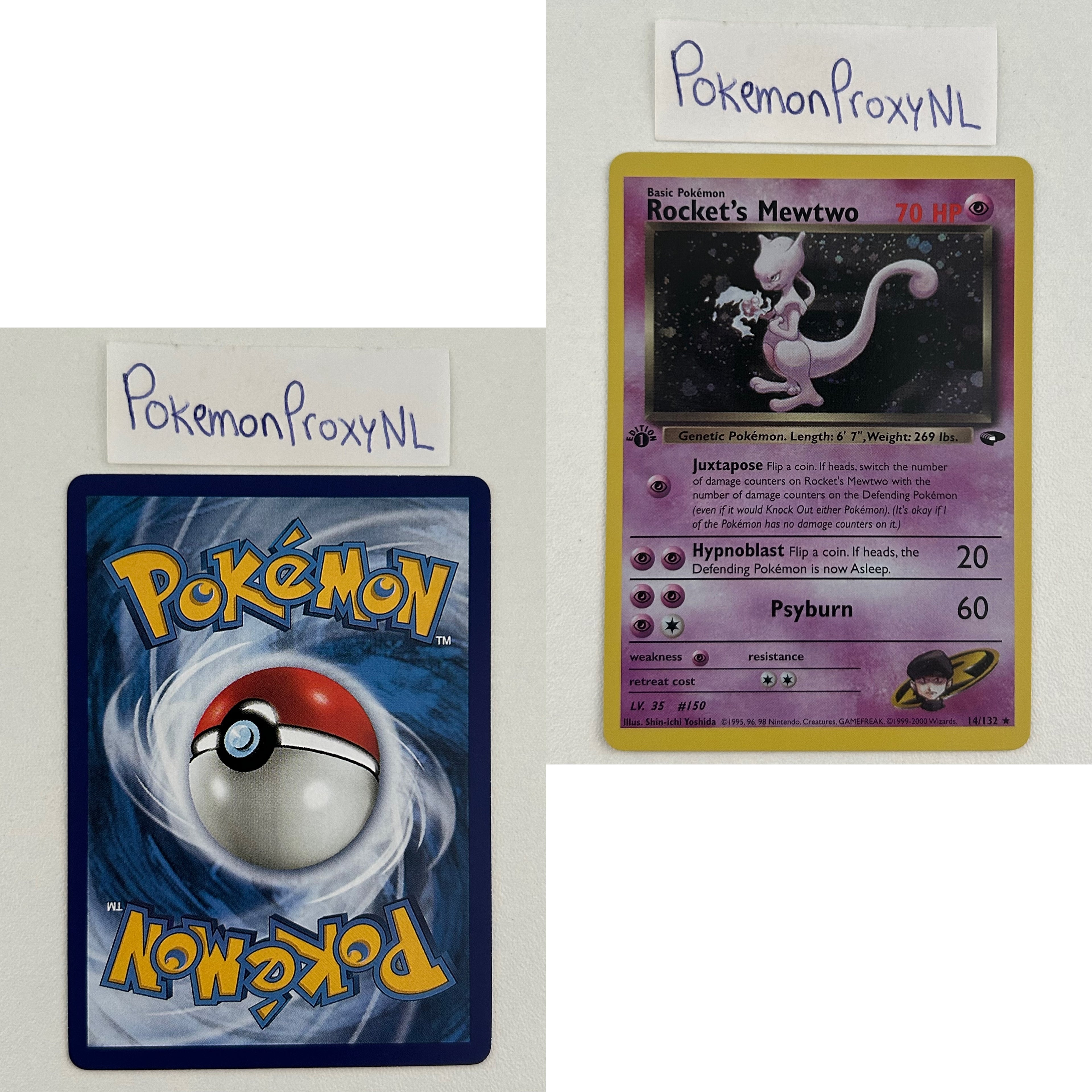 Gym Challenge Set (first edition) (G2) / 1/132 - 132/132 / 1999 / PROXY Pokémon TCG card(s)