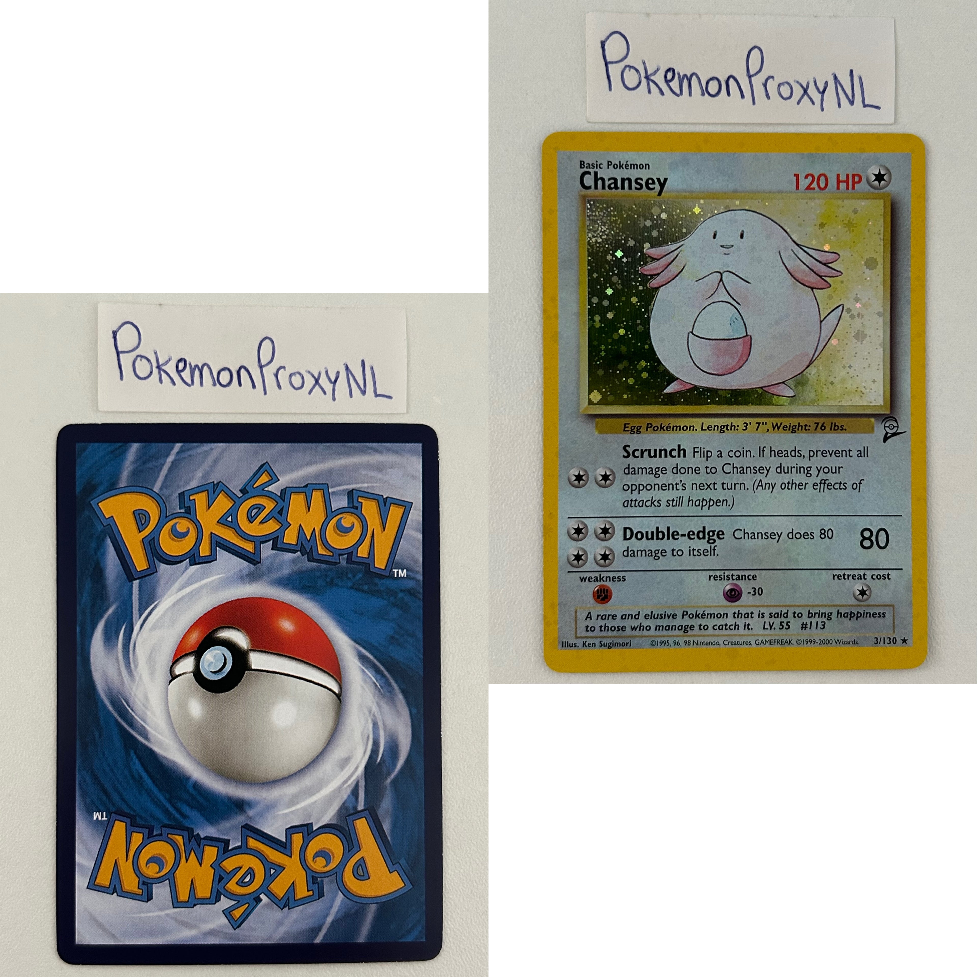 Base Set 2 Set (B2) / 1/130 - 130/130 / 2000 / PROXY Pokémon TCG card(s)