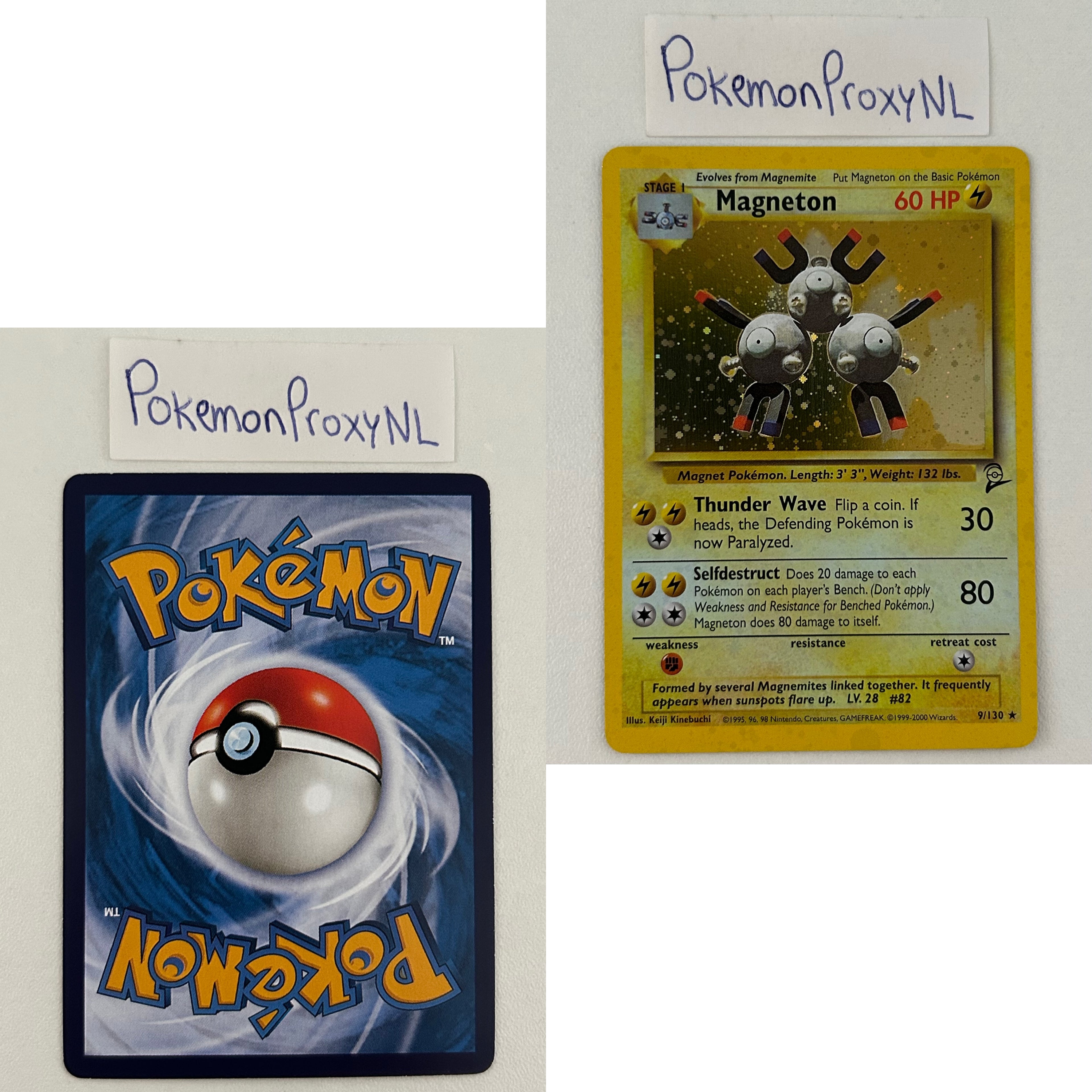 Base Set 2 Set (B2) / 1/130 - 130/130 / 2000 / PROXY Pokémon TCG card(s)