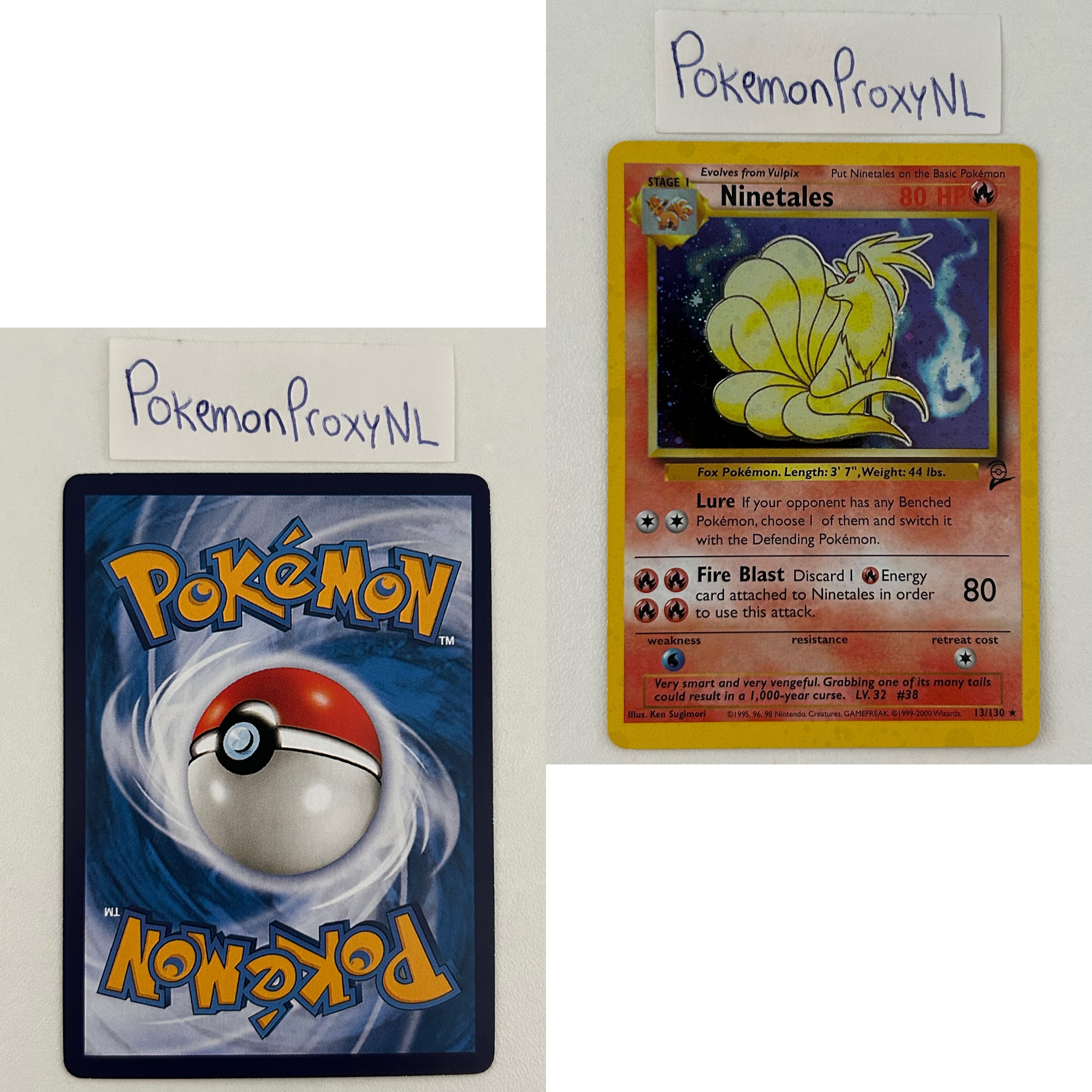 Base Set 2 Set (B2) / 1/130 - 130/130 / 2000 / PROXY Pokémon TCG card(s)