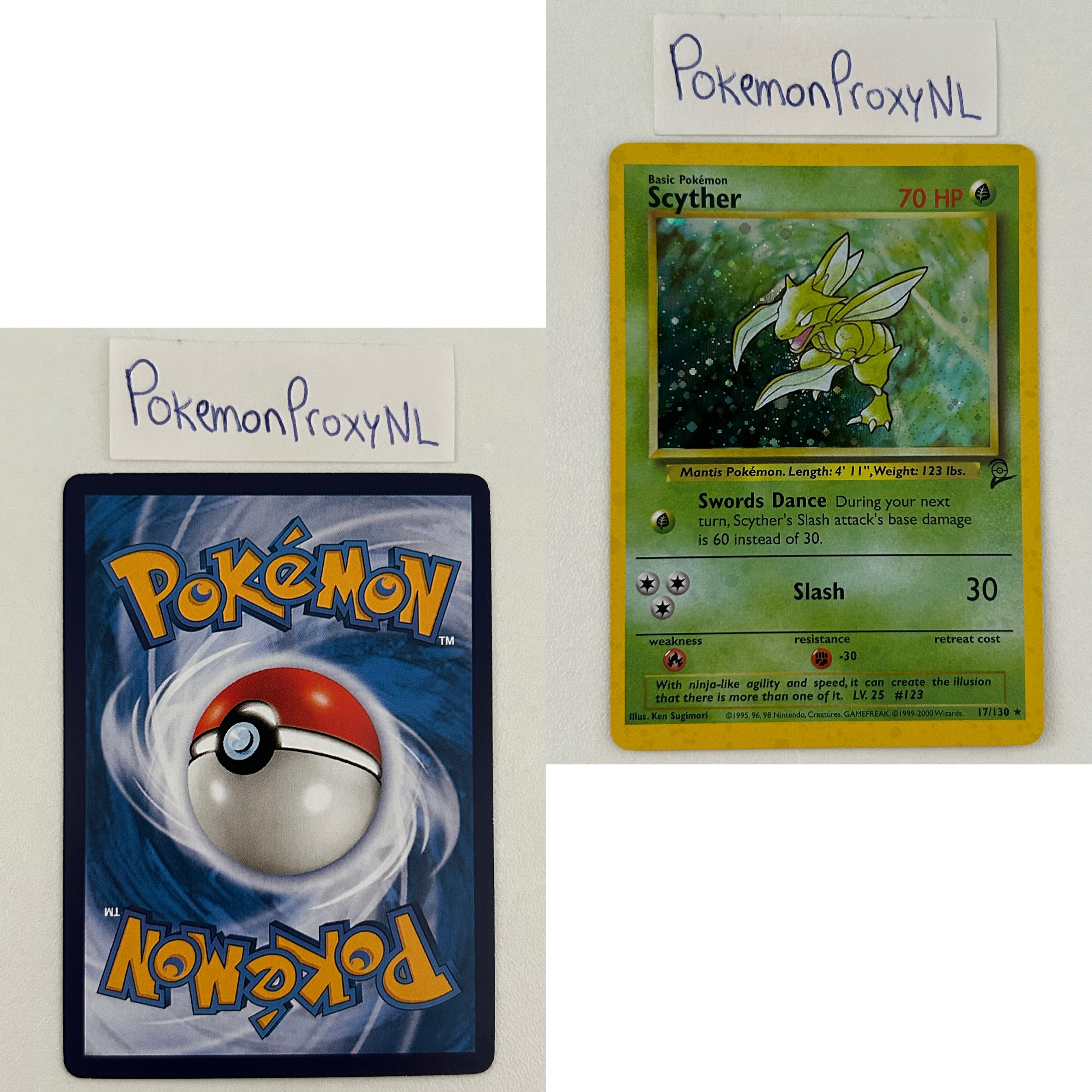 Base Set 2 Set (B2) / 1/130 - 130/130 / 2000 / PROXY Pokémon TCG card(s)