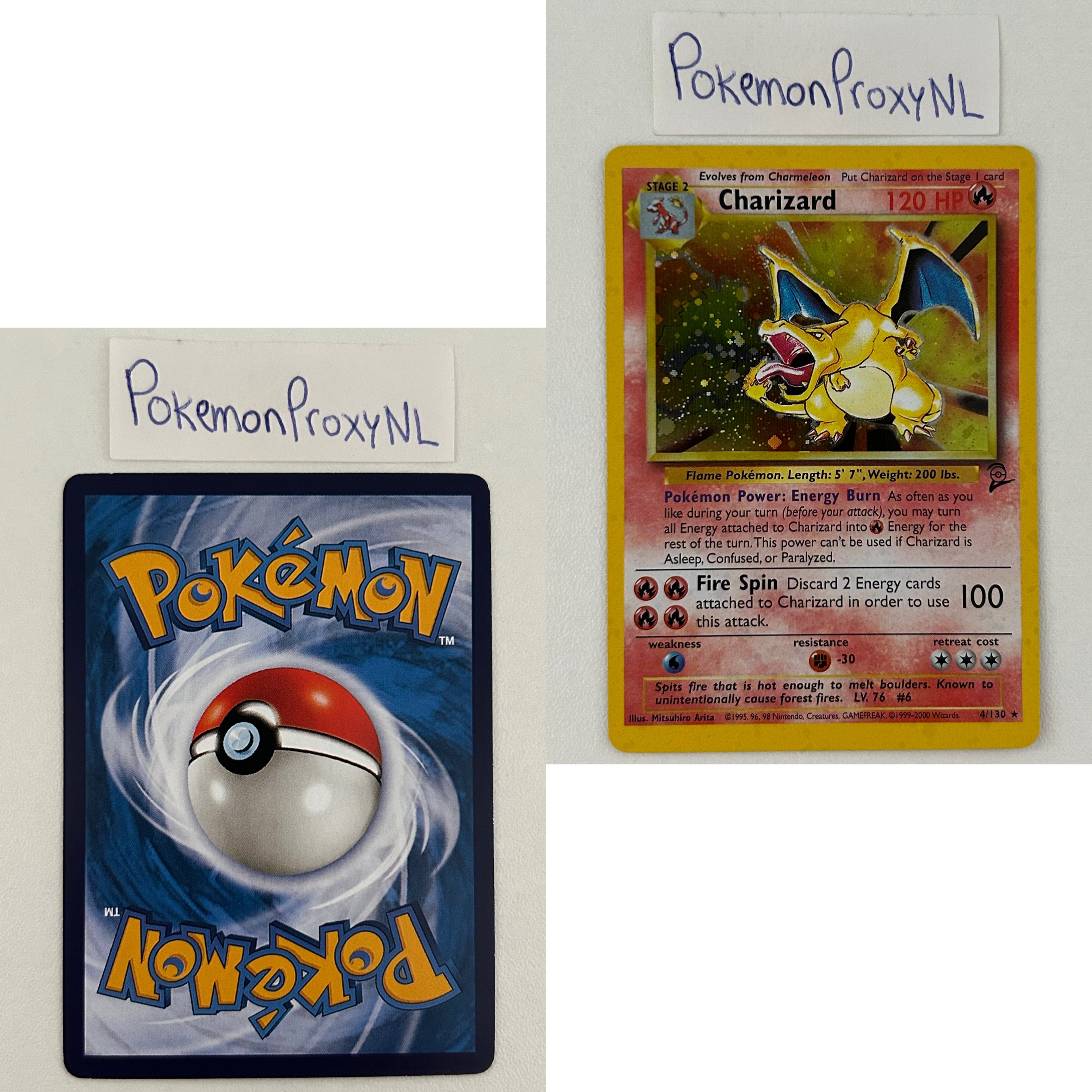 Base Set 2 Set (B2) / 1/130 - 130/130 / 2000 / PROXY Pokémon TCG card(s)