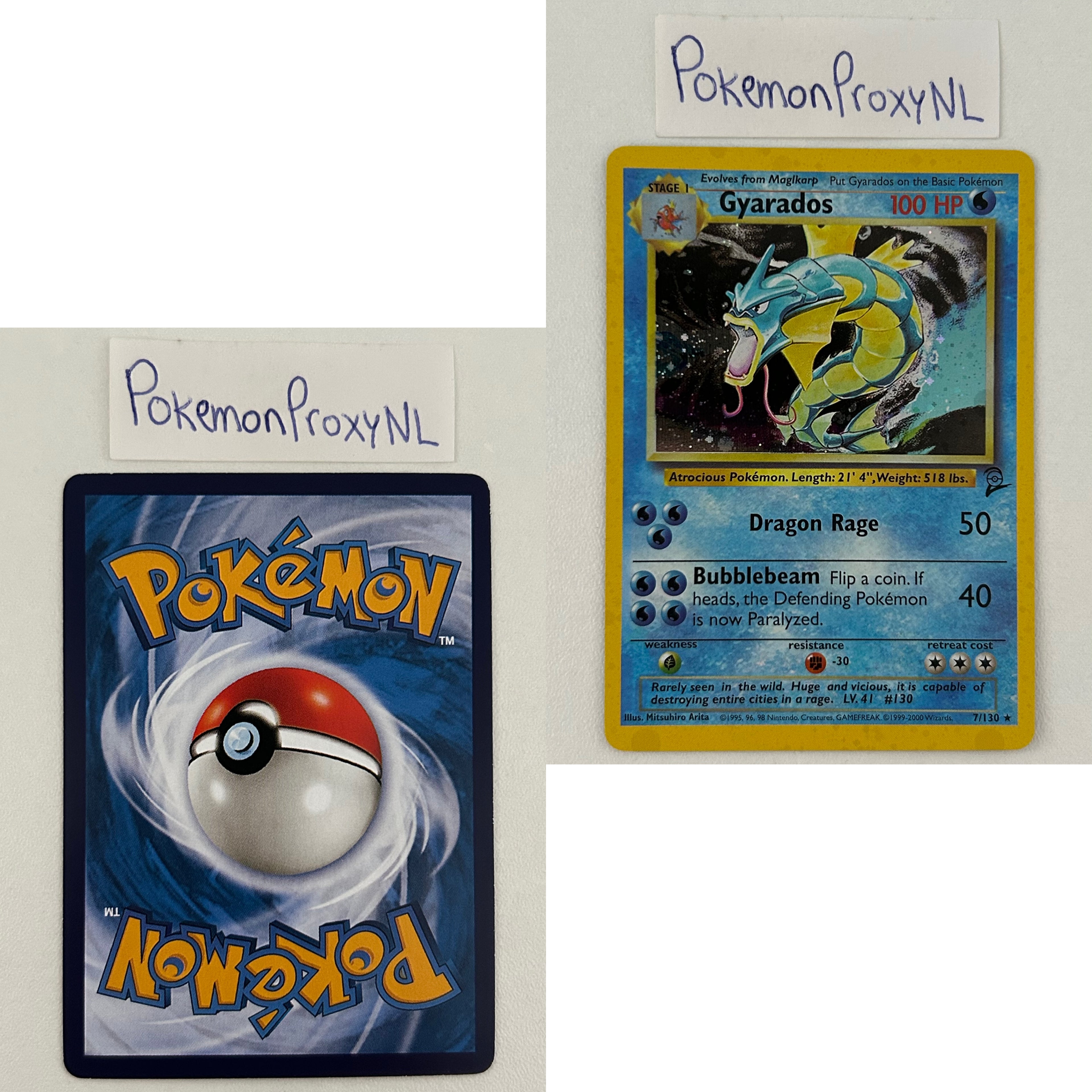 Base Set 2 Set (B2) / 1/130 - 130/130 / 2000 / PROXY Pokémon TCG card(s)