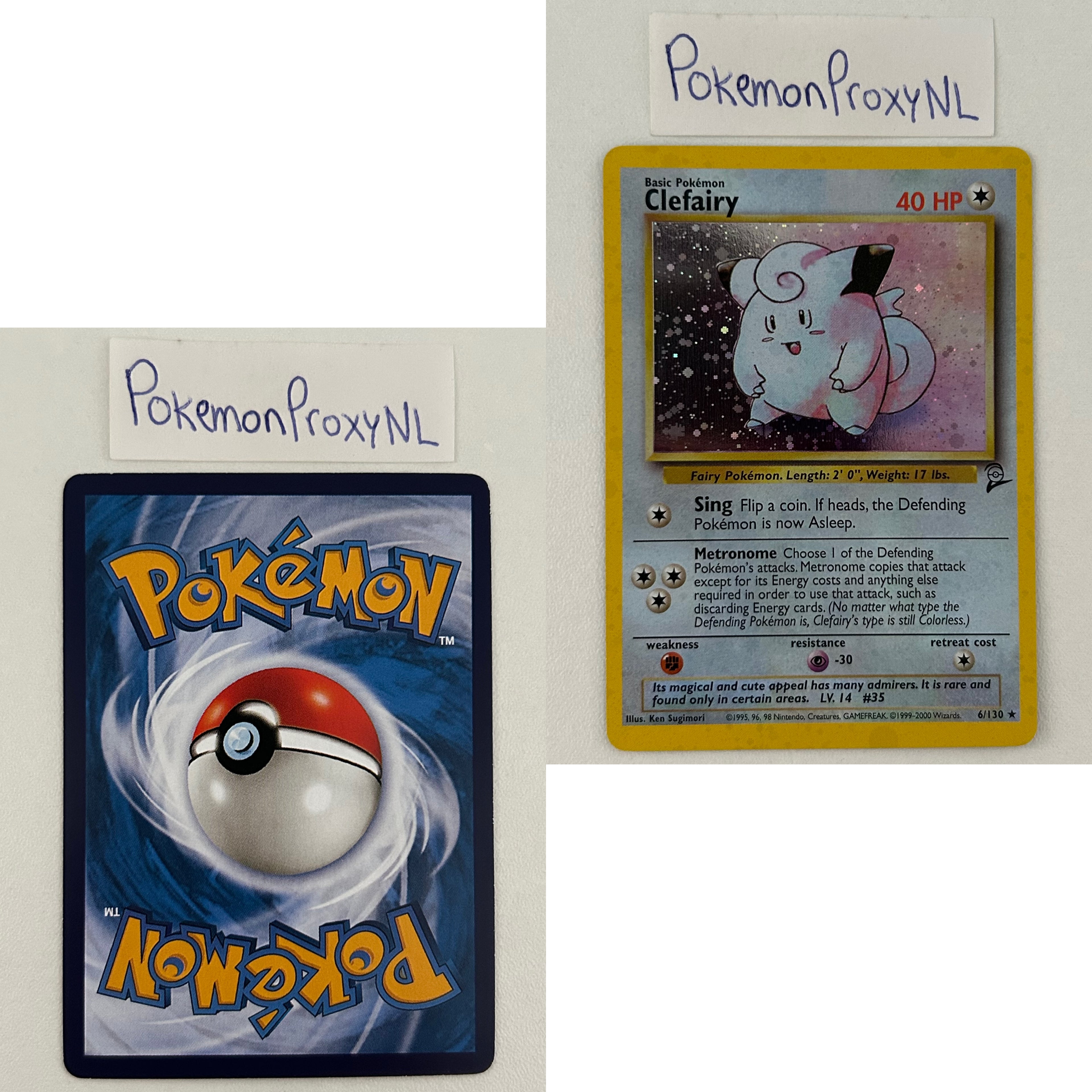 Base Set 2 Set (B2) / 1/130 - 130/130 / 2000 / PROXY Pokémon TCG card(s)