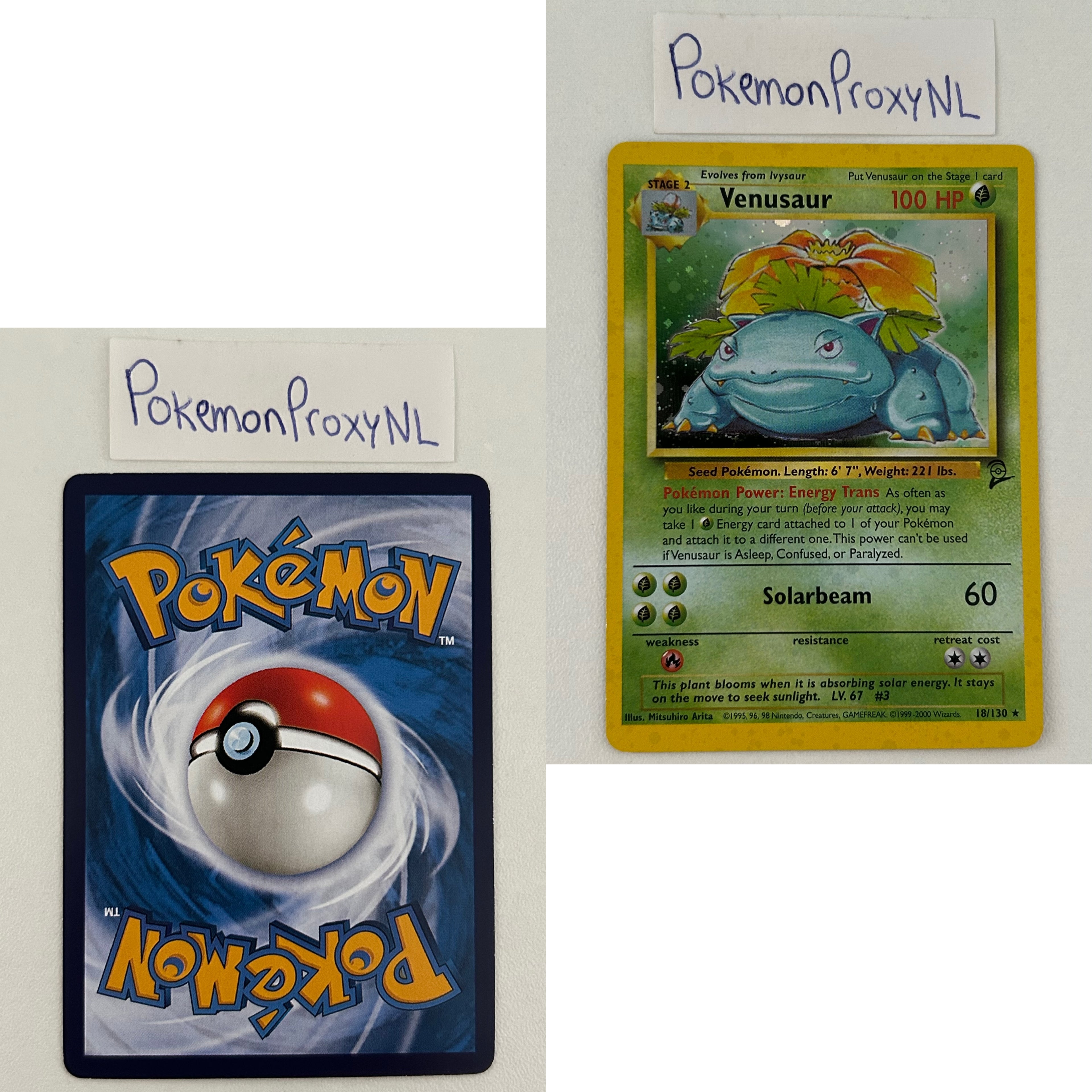 Base Set 2 Set (B2) / 1/130 - 130/130 / 2000 / PROXY Pokémon TCG card(s)