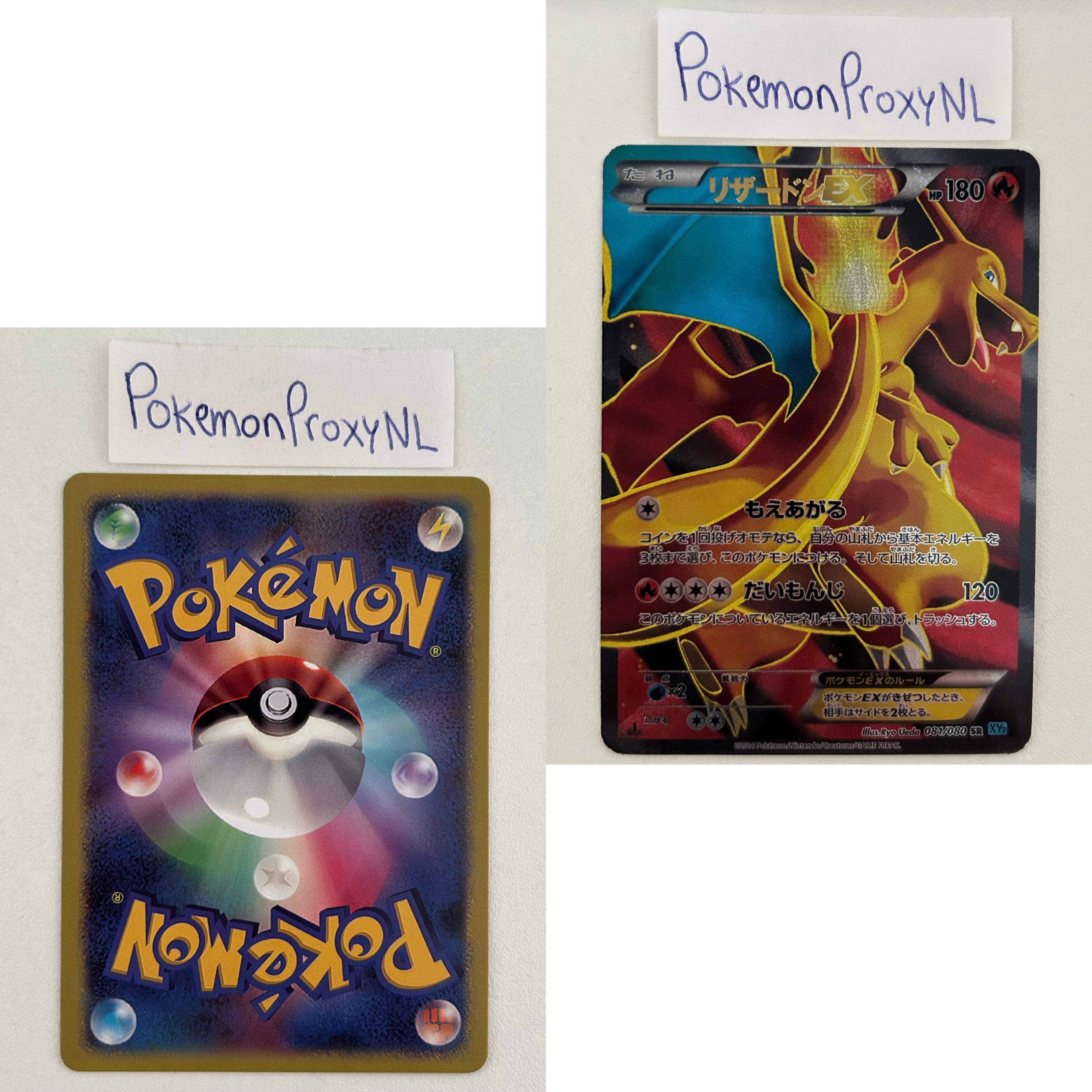 Wild Blaze Set (XY2) (Japanese) / 001/080 - 090/080 / 2014 / PROXY Pokémon TCG card(s)