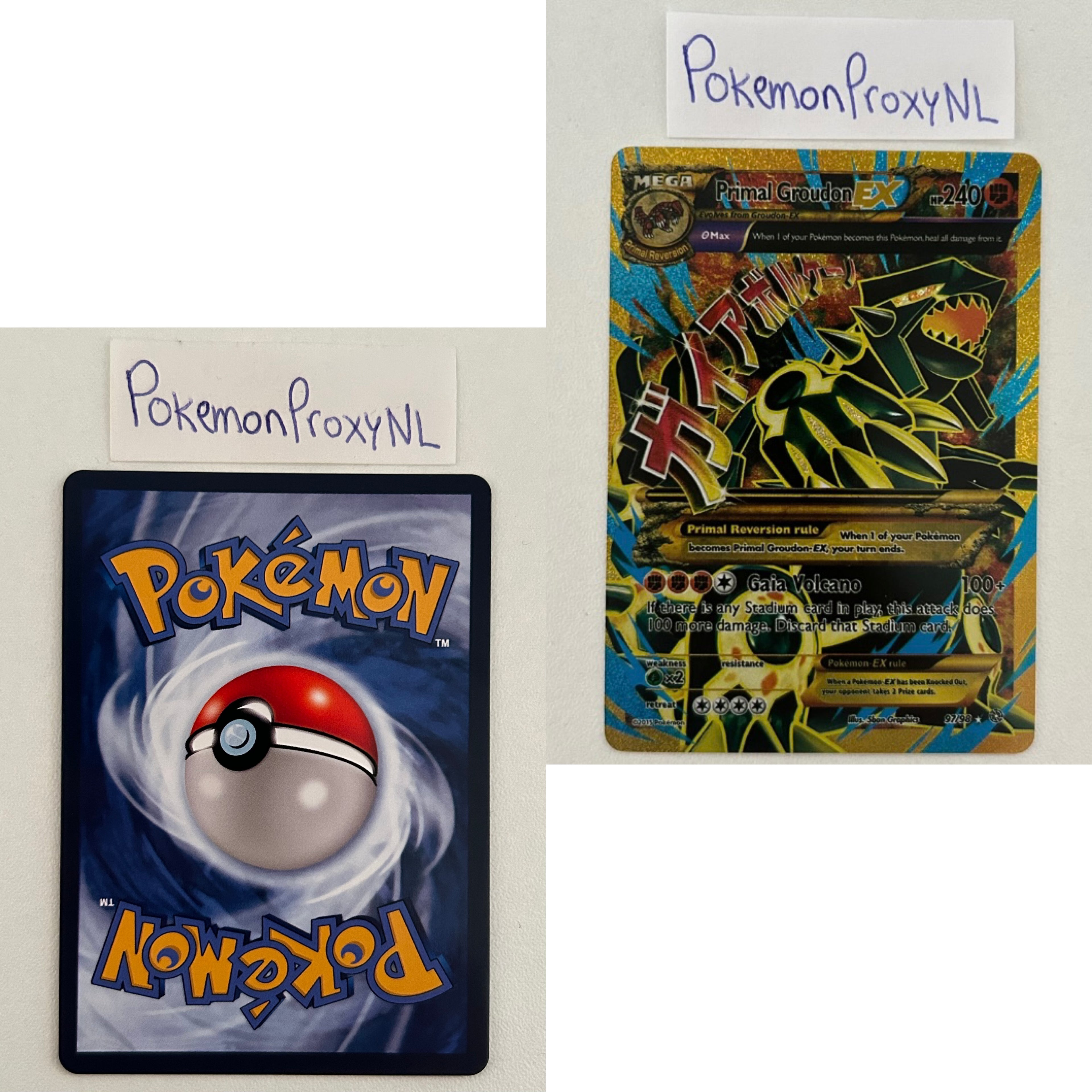 Ancient Origins Set (AOR) / 1/98 - 75a/98 / 2015 / PROXY Pokémon TCG card(s)