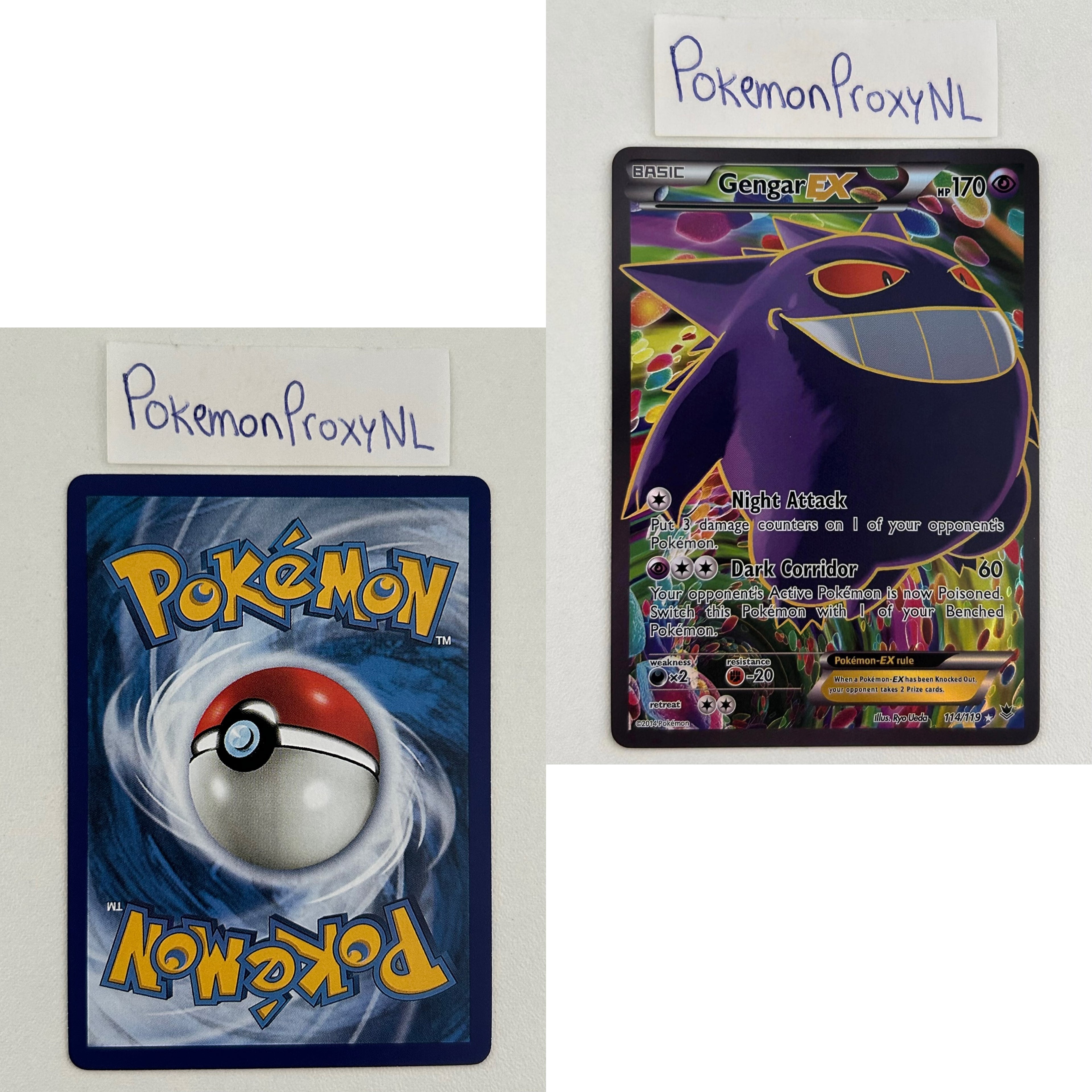 Phantom Forces Set (PHF) / 1/119 - 122/119 / 2014 / PROXY Pokémon TCG card(s)