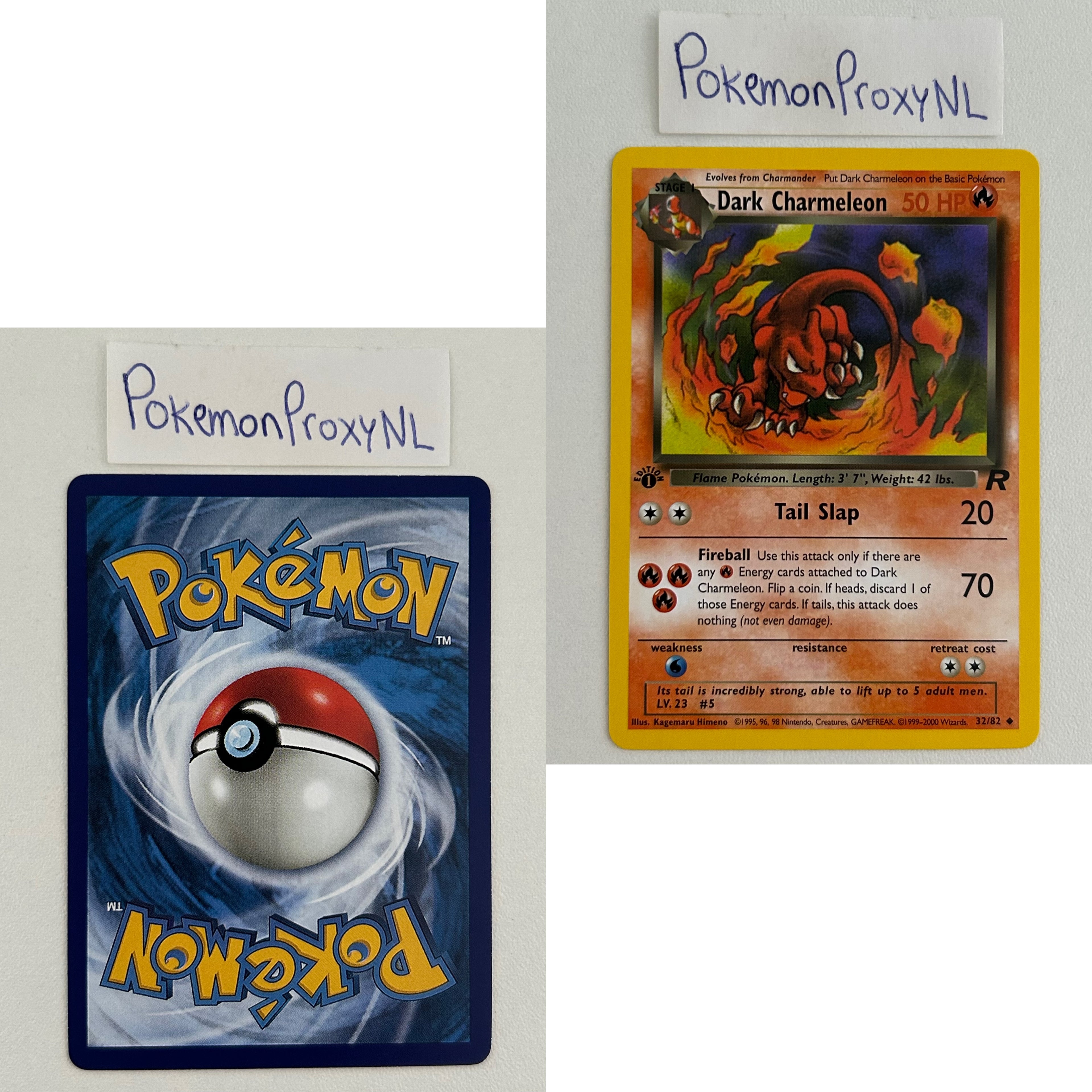 Team Rocket Set (first edition) (RO) / 1/82 - 83/82 / 1999 / PROXY Pokémon TCG card(s)