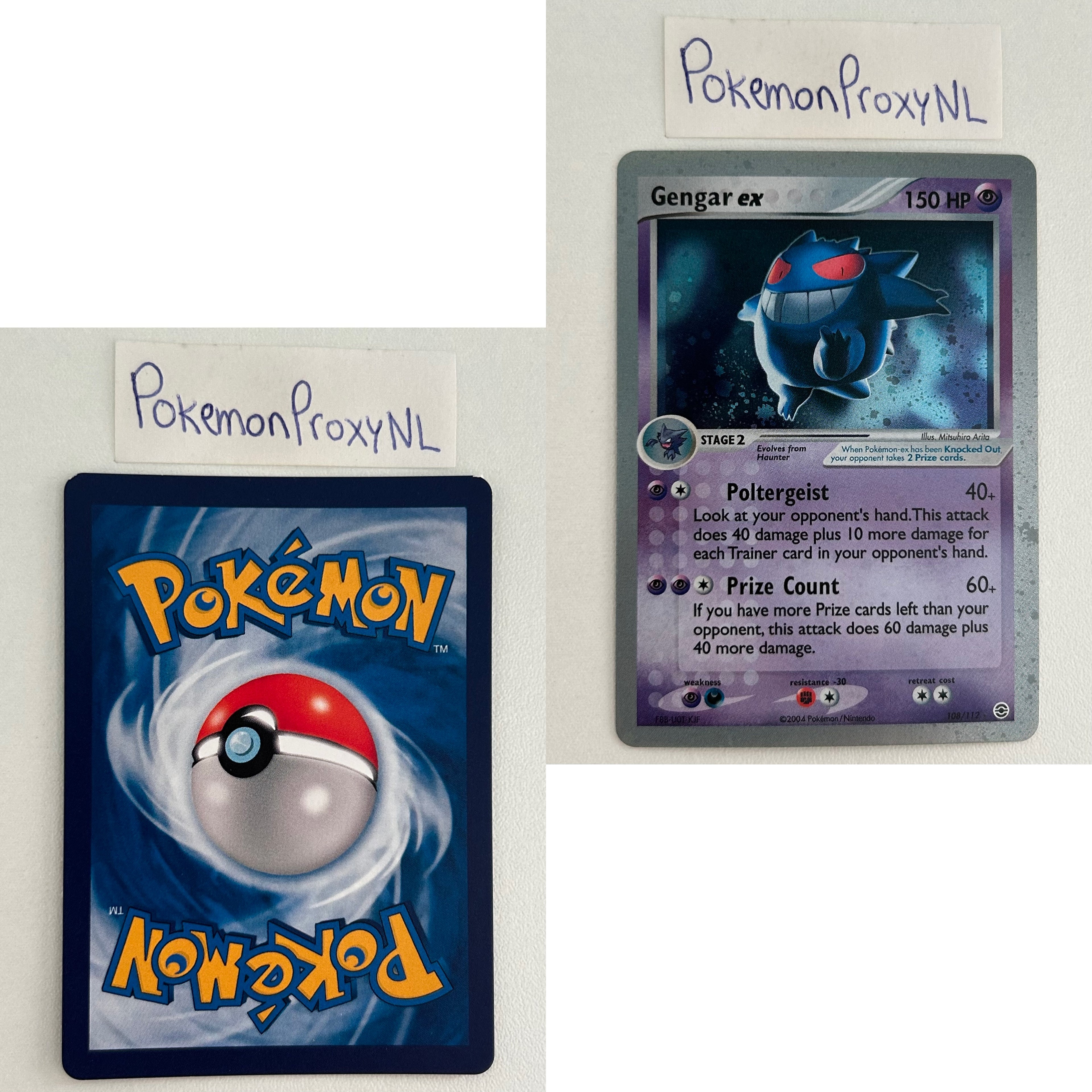 FireRed & LeafGreen Set (RG) / 1/112 - 116/112 / 2004 / PROXY Pokémon TCG card(s)