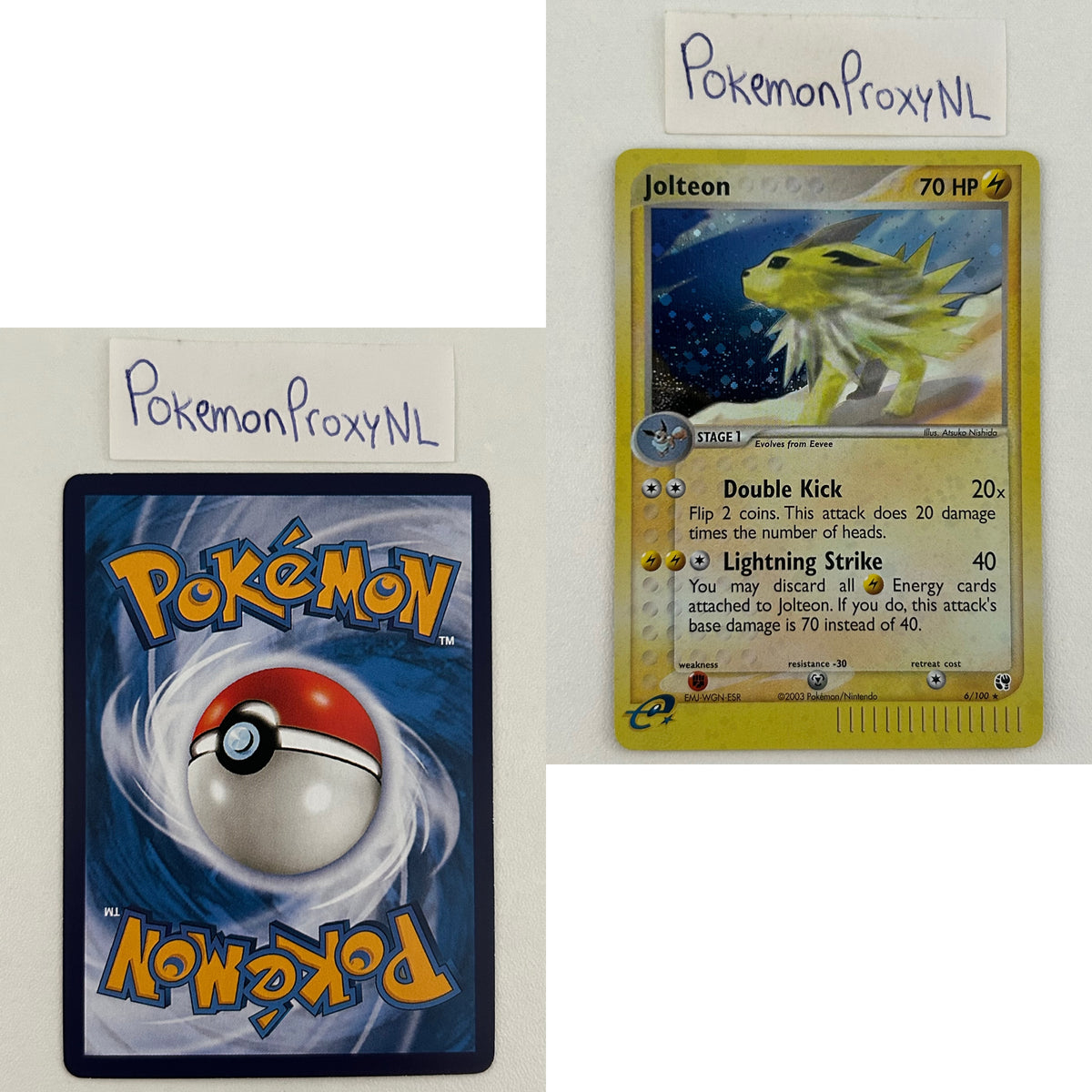 Sandstorm Set (SS) / 2003 / PROXY Pokémon TCG card(s)