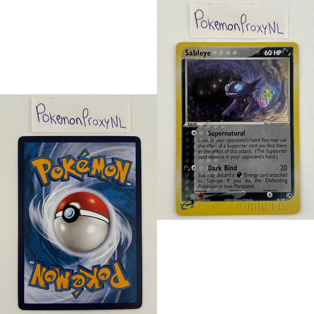 Sandstorm Set (SS) / 2003 / PROXY Pokémon TCG card(s)