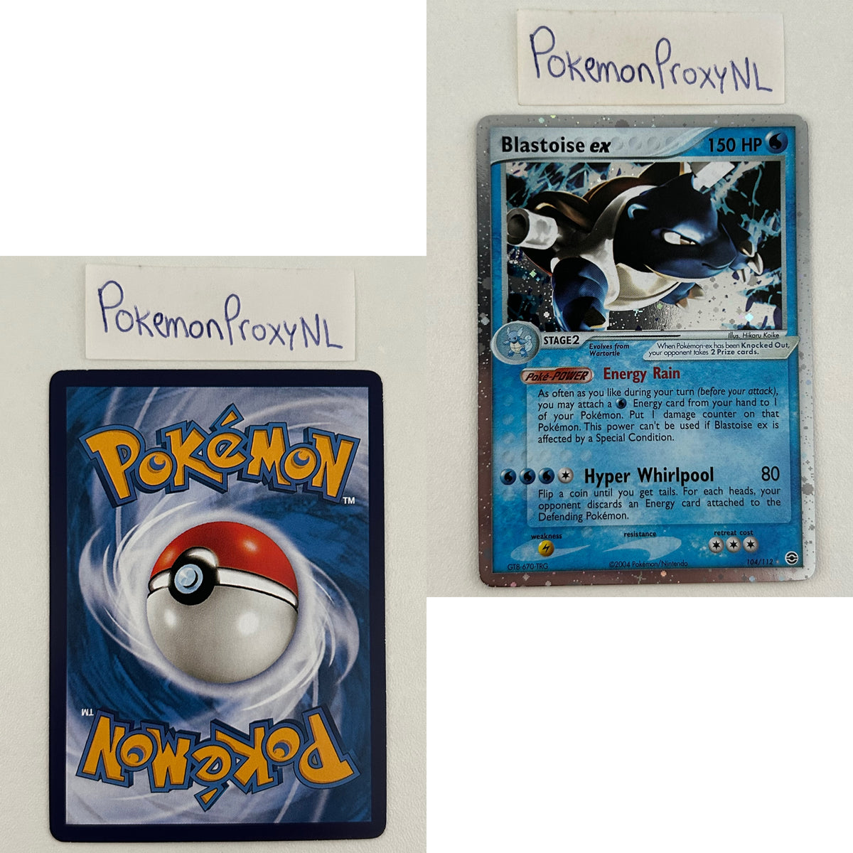 FireRed & LeafGreen Set (RG) / 2004 / PROXY Pokémon TCG card(s)