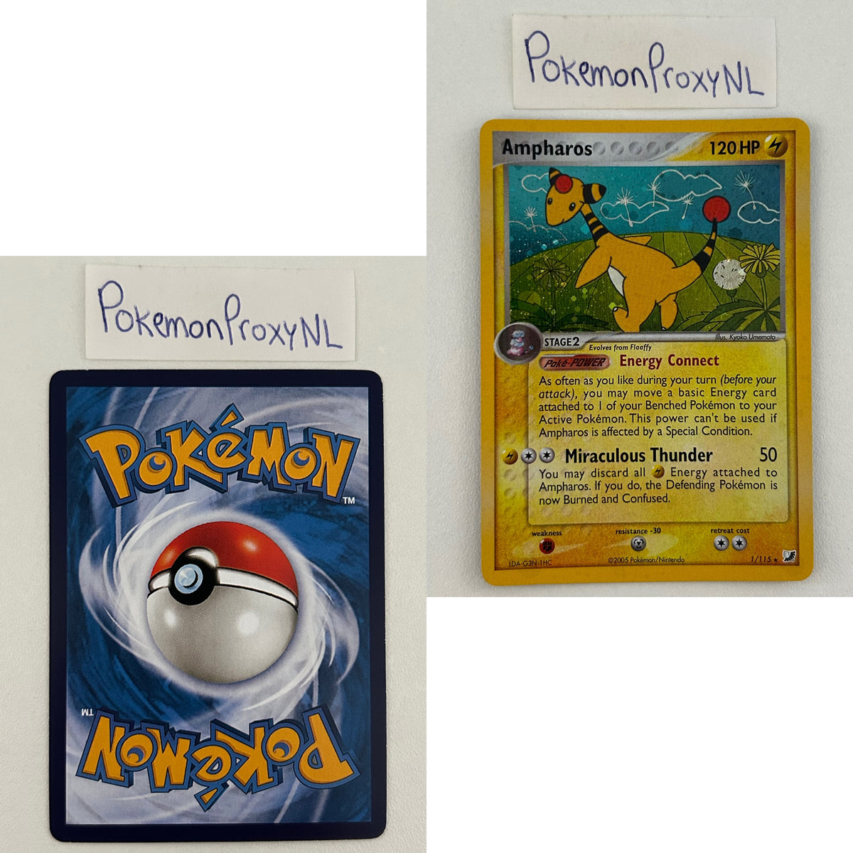 Unseen Forces Set (UF) / 2005 / PROXY Pokémon TCG card(s)