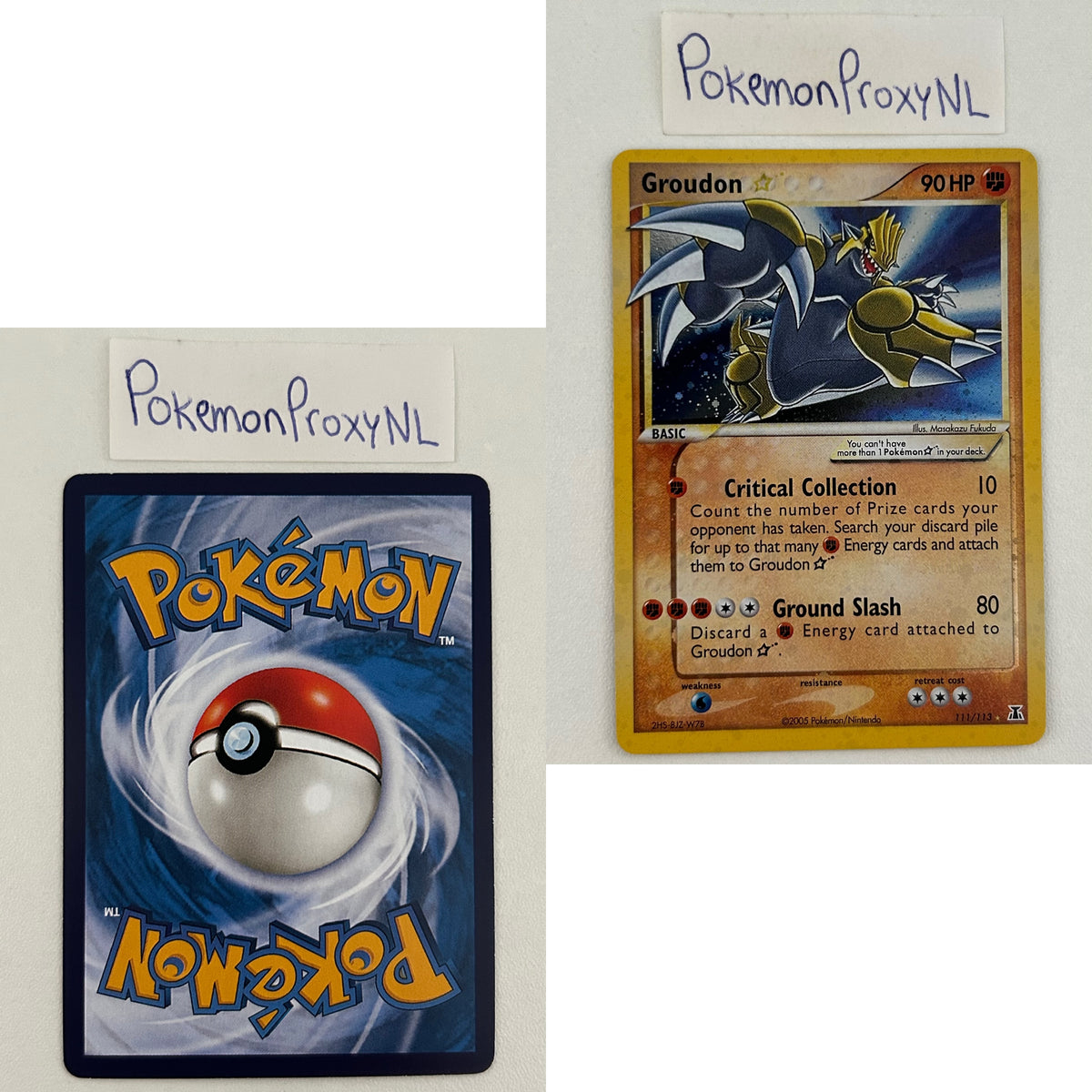 Delta Species Set (DS) / 2005 / PROXY Pokémon TCG card(s)